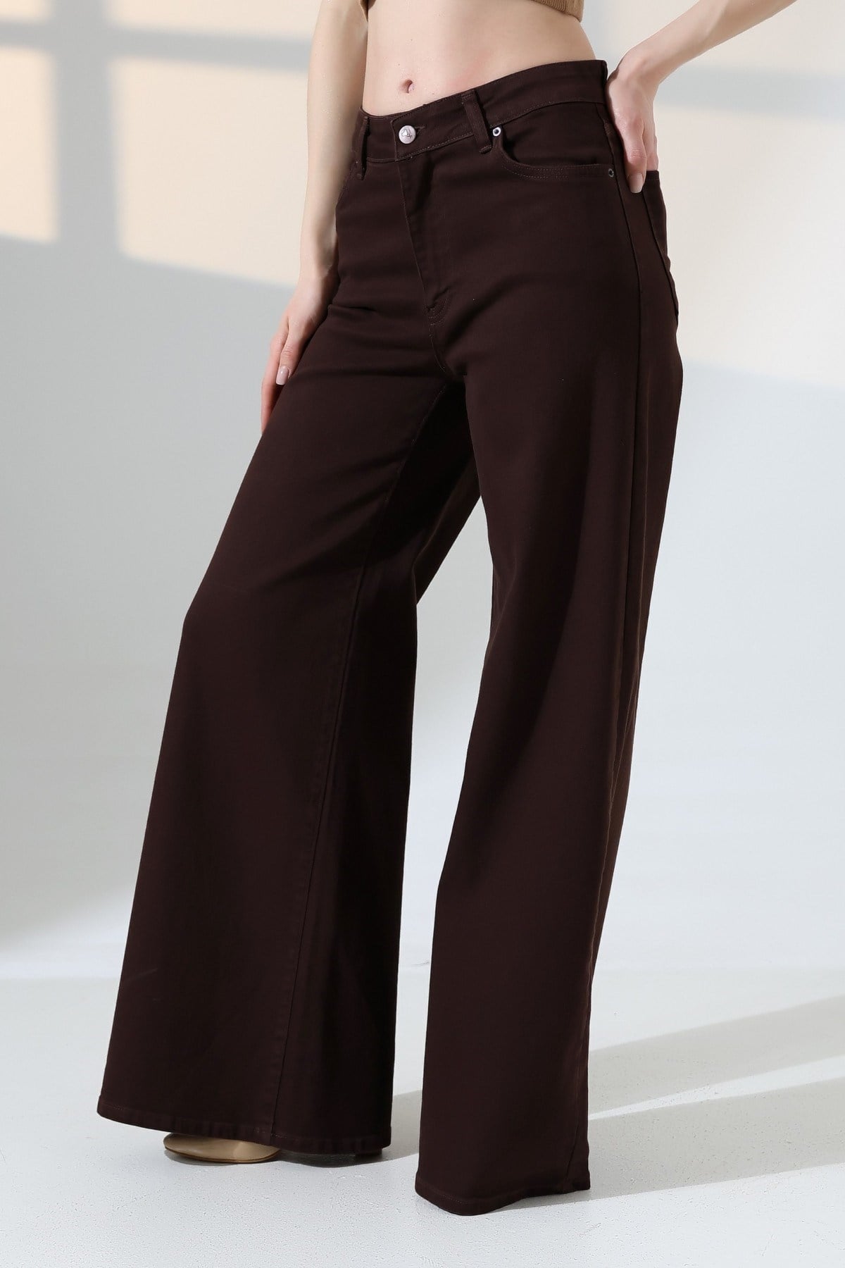 Geniş Paça Kot Pantolon 7082