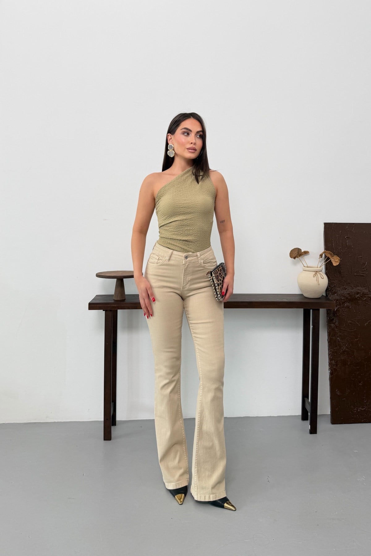 İspanyol Skinny Kot Pantolon 867