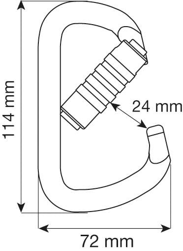 Camp D Pro Tri-Lock Karabina