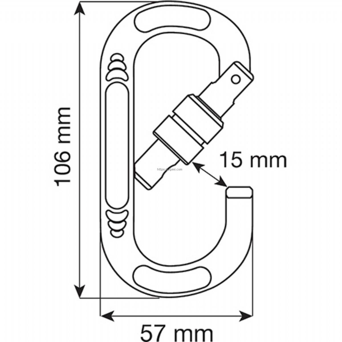 Camp Oval Compact Vidalı Karabina