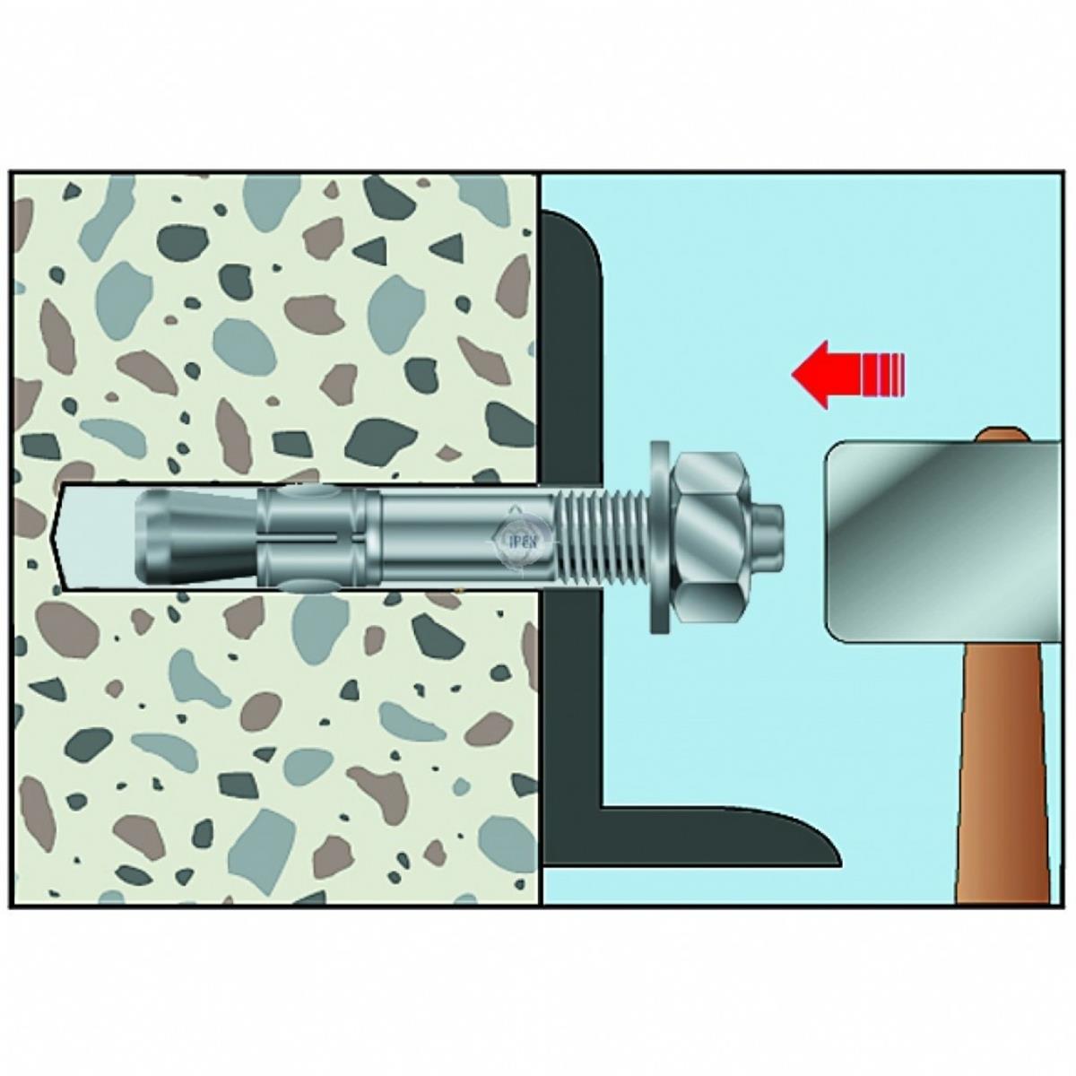 MKT BZ Plus 12 mm X110 mm Paslanmaz Bolt