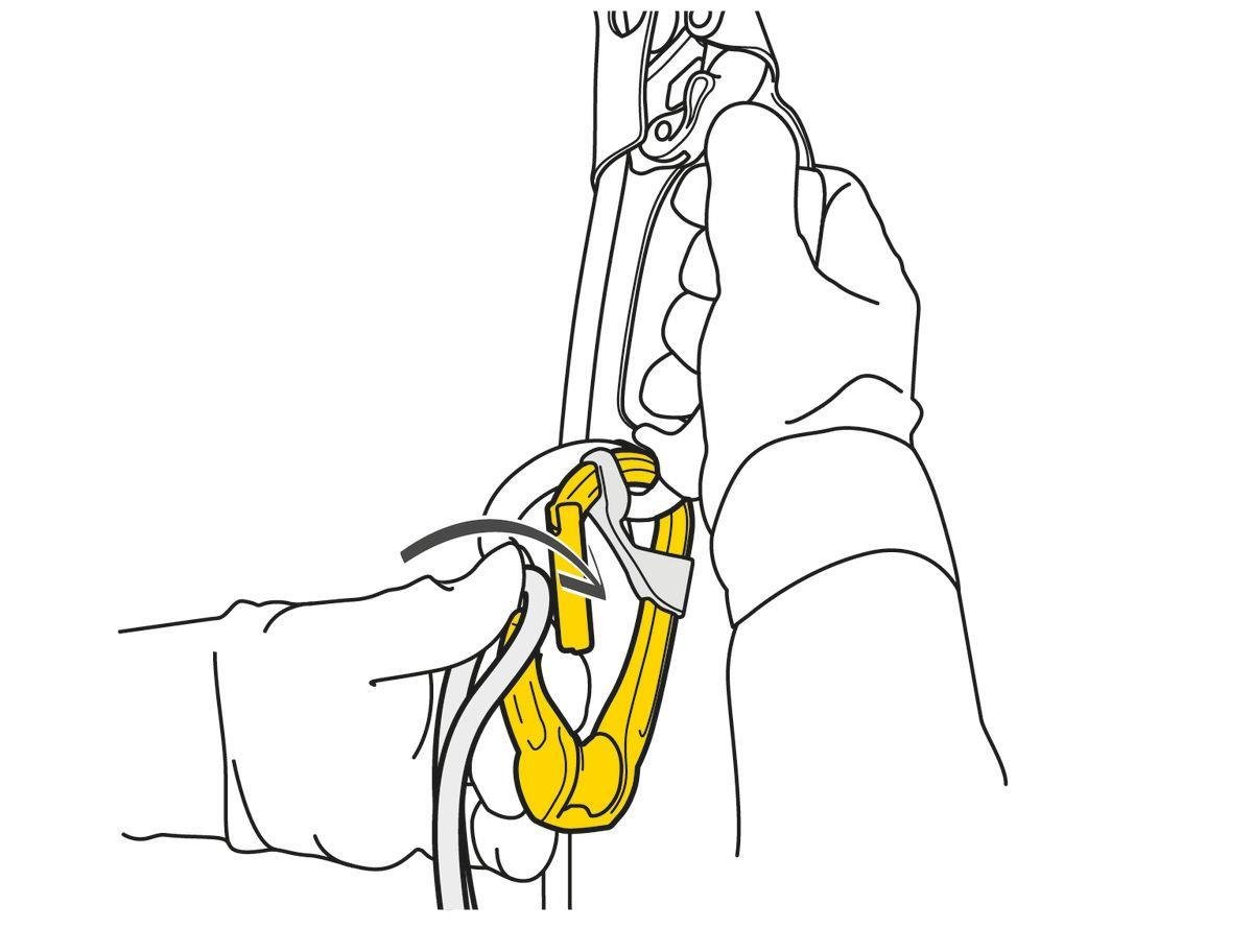 PETZL ROLLCLIP A Makaralı Karabina