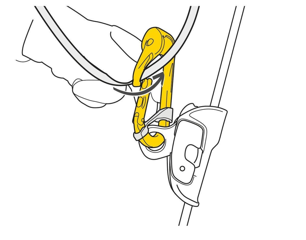 PETZL ROLLCLIP A Makaralı Karabina