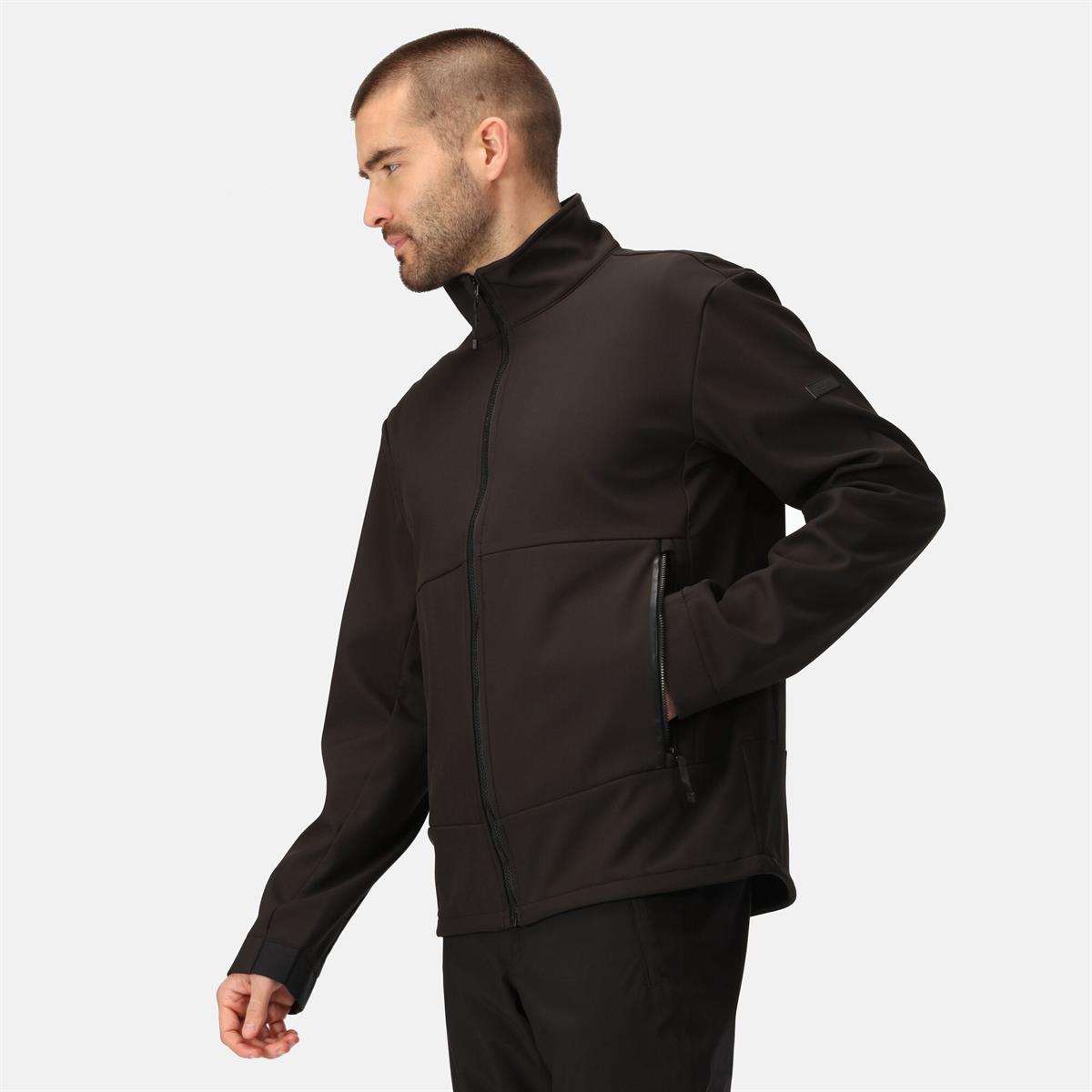 Regatta Dendrick Softshell Erkek Ceket Siyah