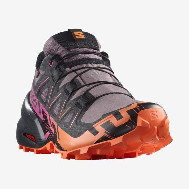 Salomon Speedcross 6 Gtx Kadın Koşu Ayakkabısı Turuncu/Siyah