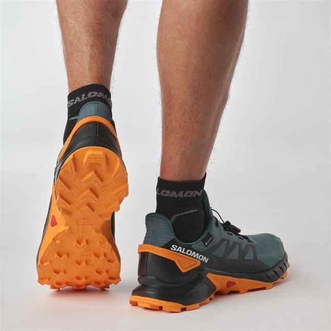 Salomon SuperCross 4 Gtx Erkek Ayakkabı Turkuaz/Turuncu