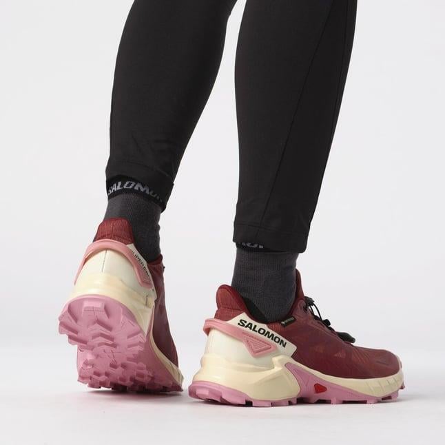 Salomon SuperCross 4 Gtx W Kadın Ayakkabı Bordo