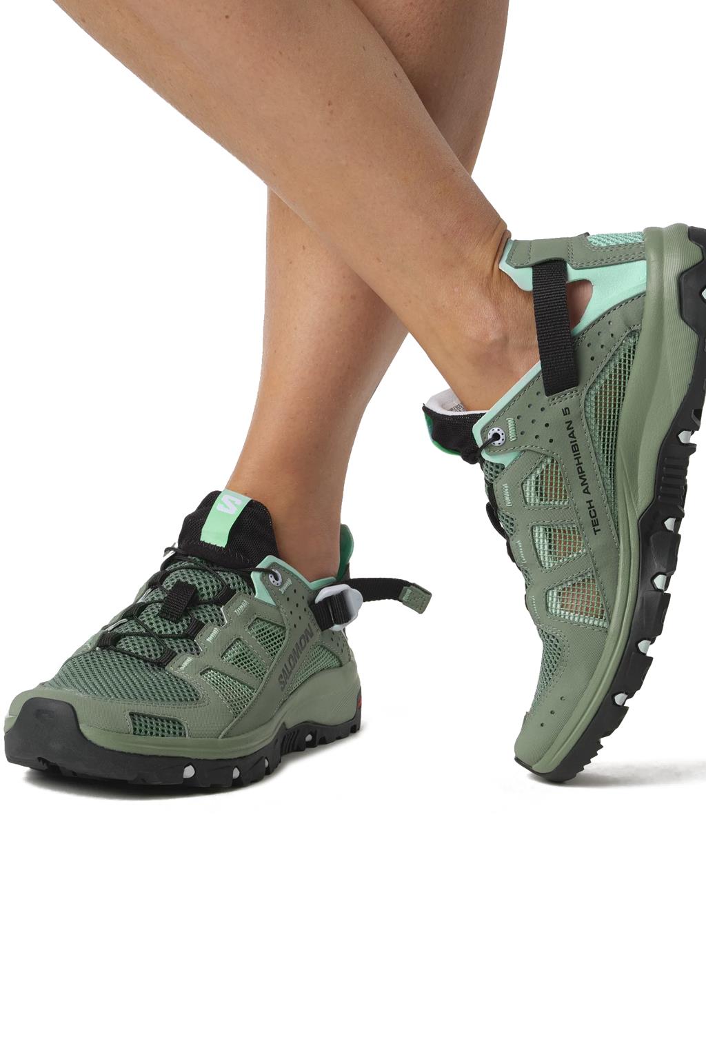Salomon Techamphibian Kadın Ayakkabı Yeşil