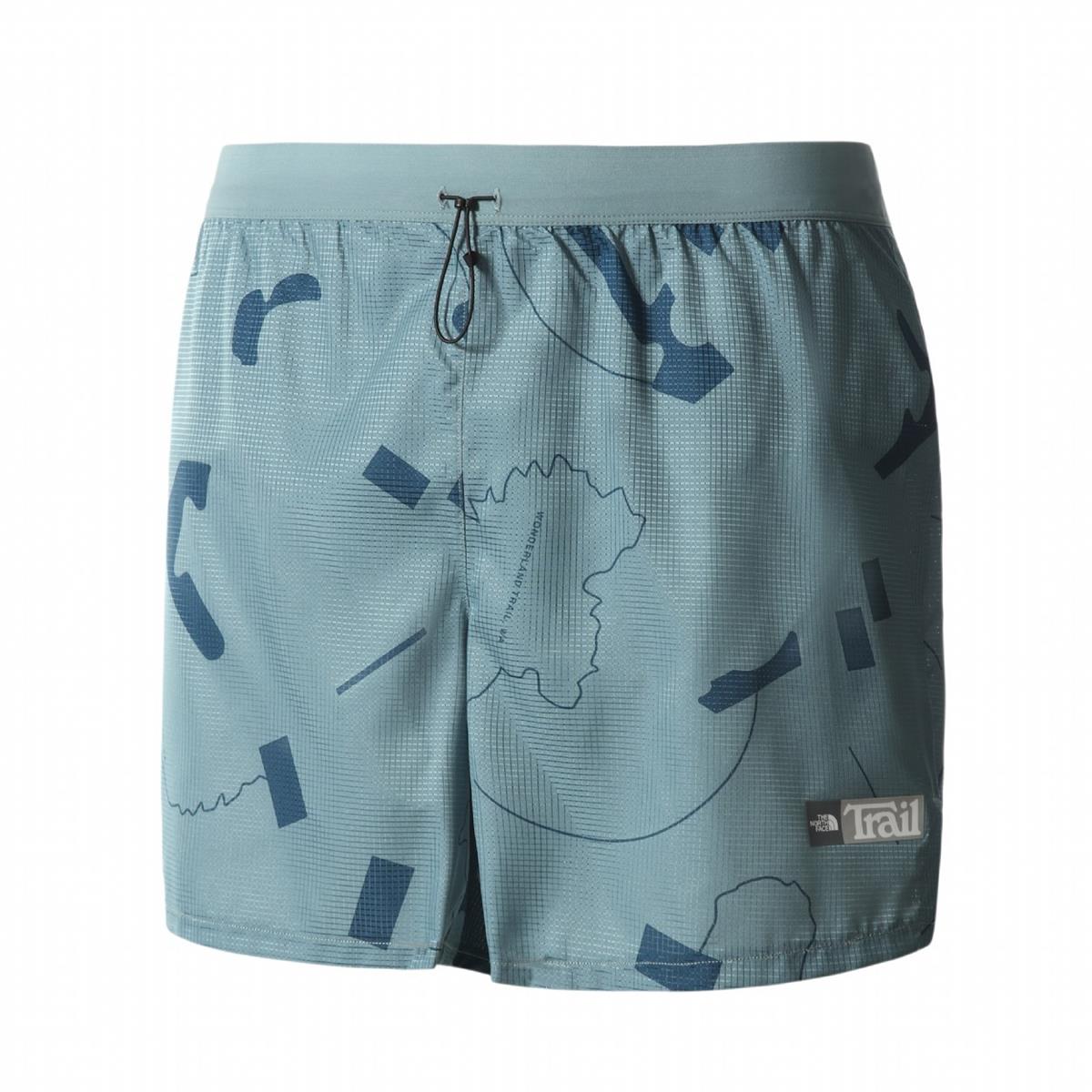 The North Face M Printed Sunriser Erkek Mavi Şort