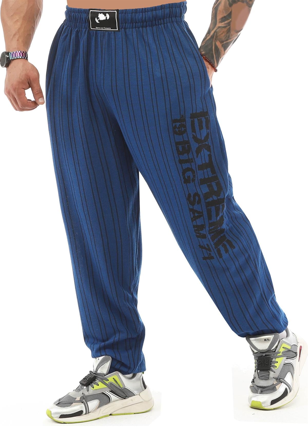 Baggy Stripped Body Pants Blue Big Sam PNT1307 