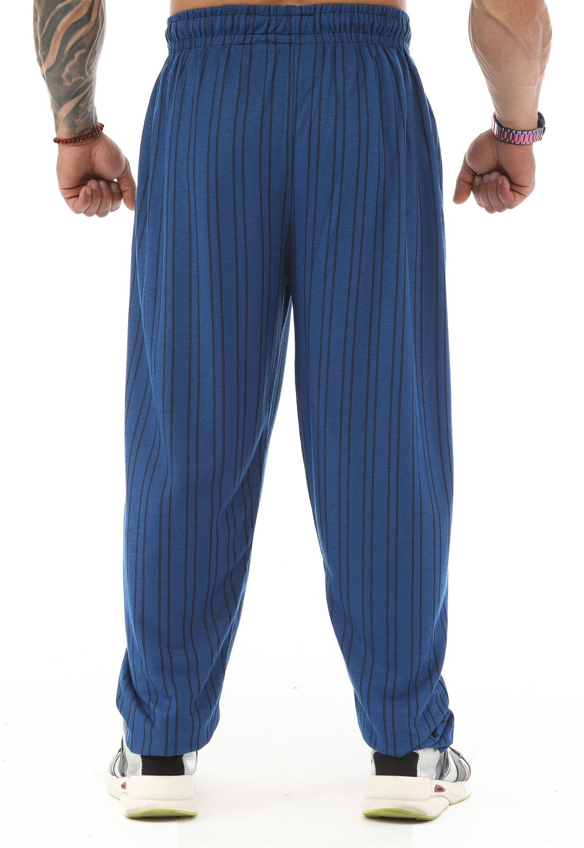 Baggy Stripped Body Pants Blue Big Sam PNT1307 