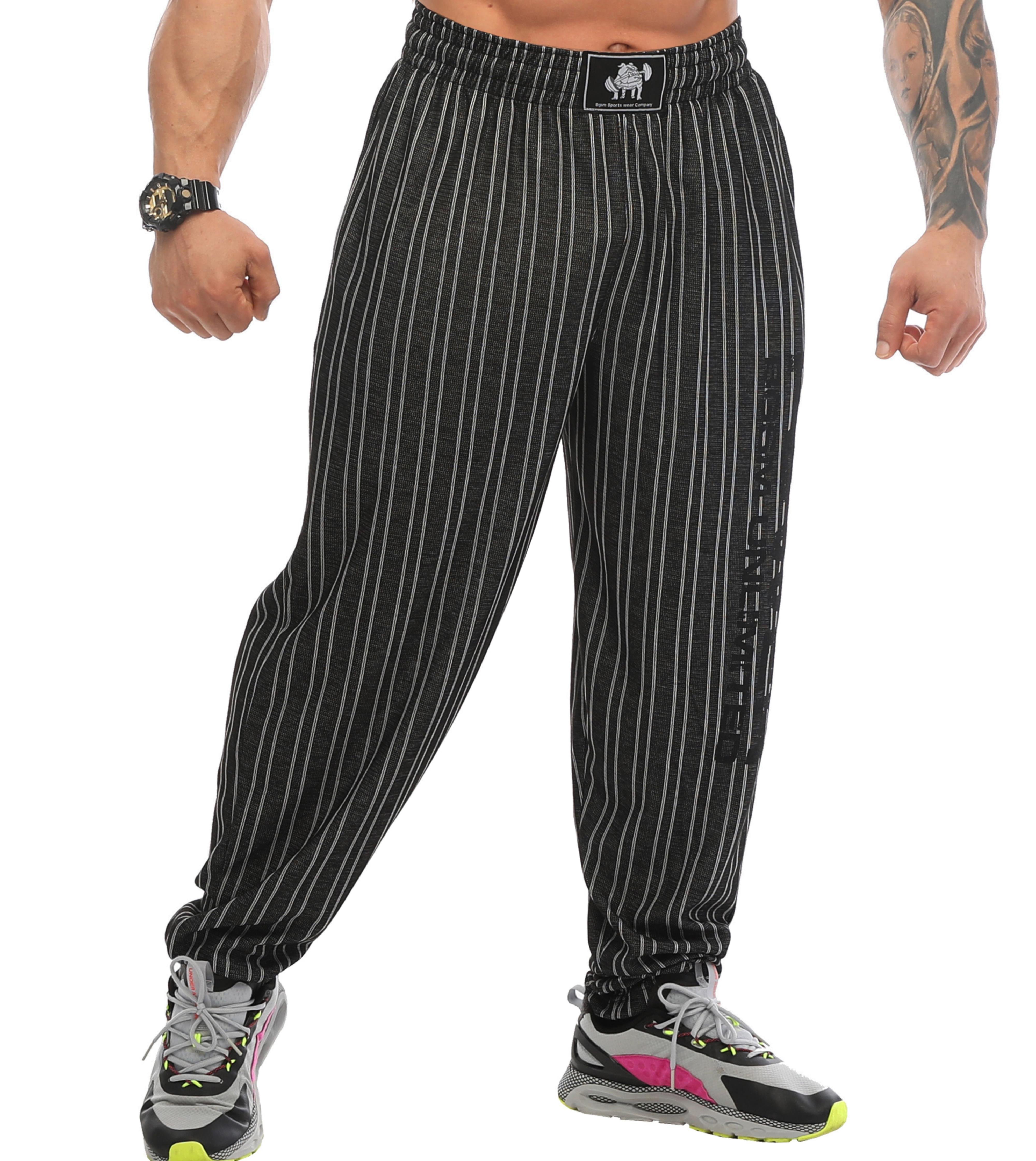 BIG SAM SPORTSWEAR COMPANY Men's Baggy Sweatpants with Pockets, Oldschool Loose Fit Gym Pants