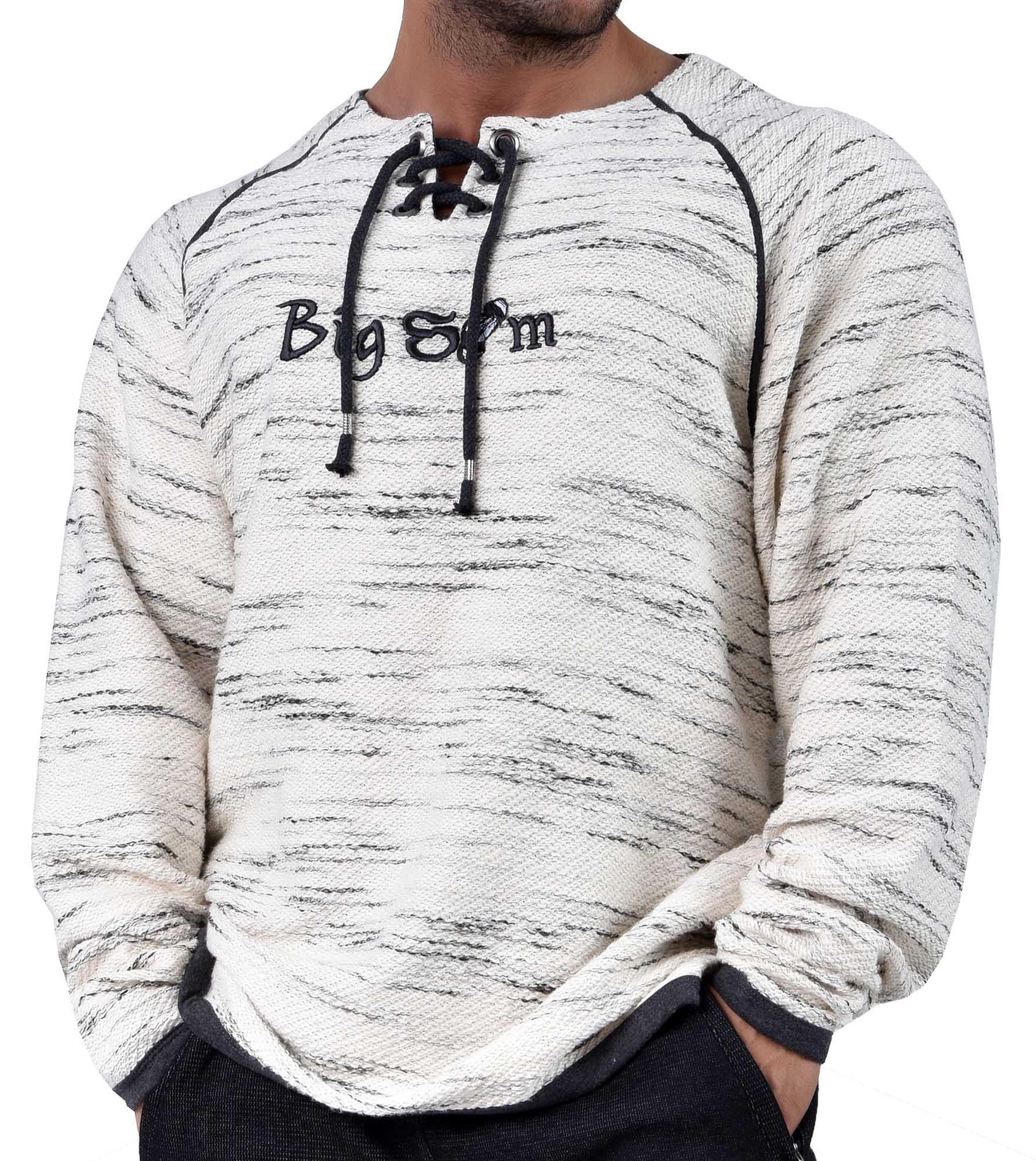 Knit Texture Oversize Sweatshirt