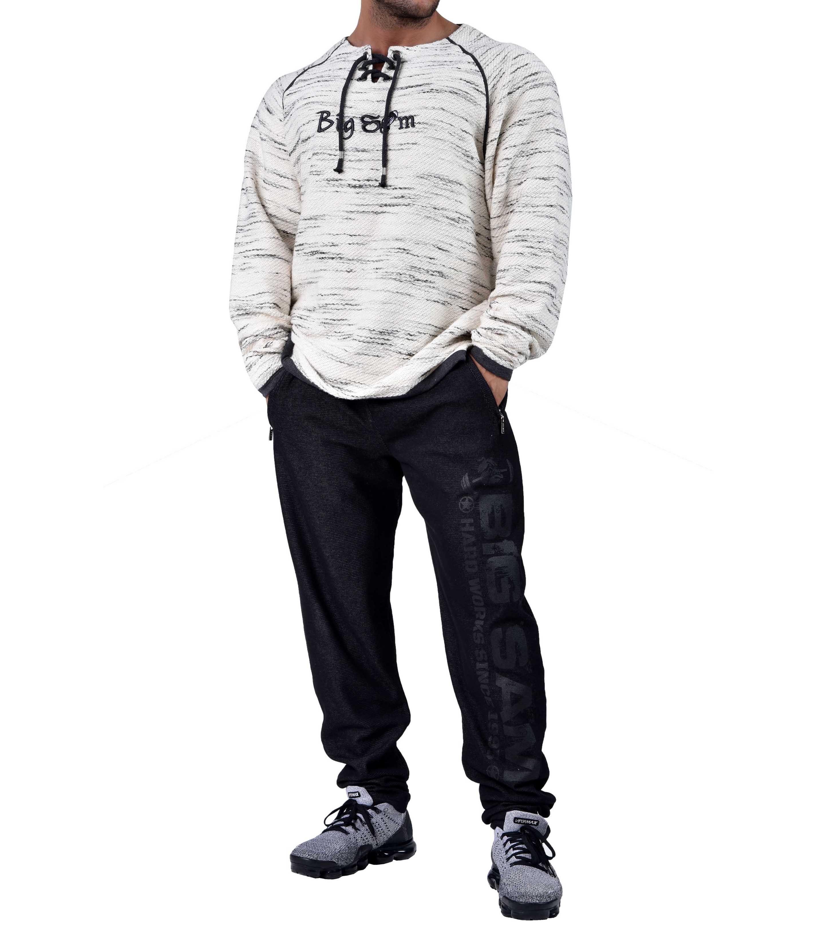 Knit Texture Oversize Sweatshirt