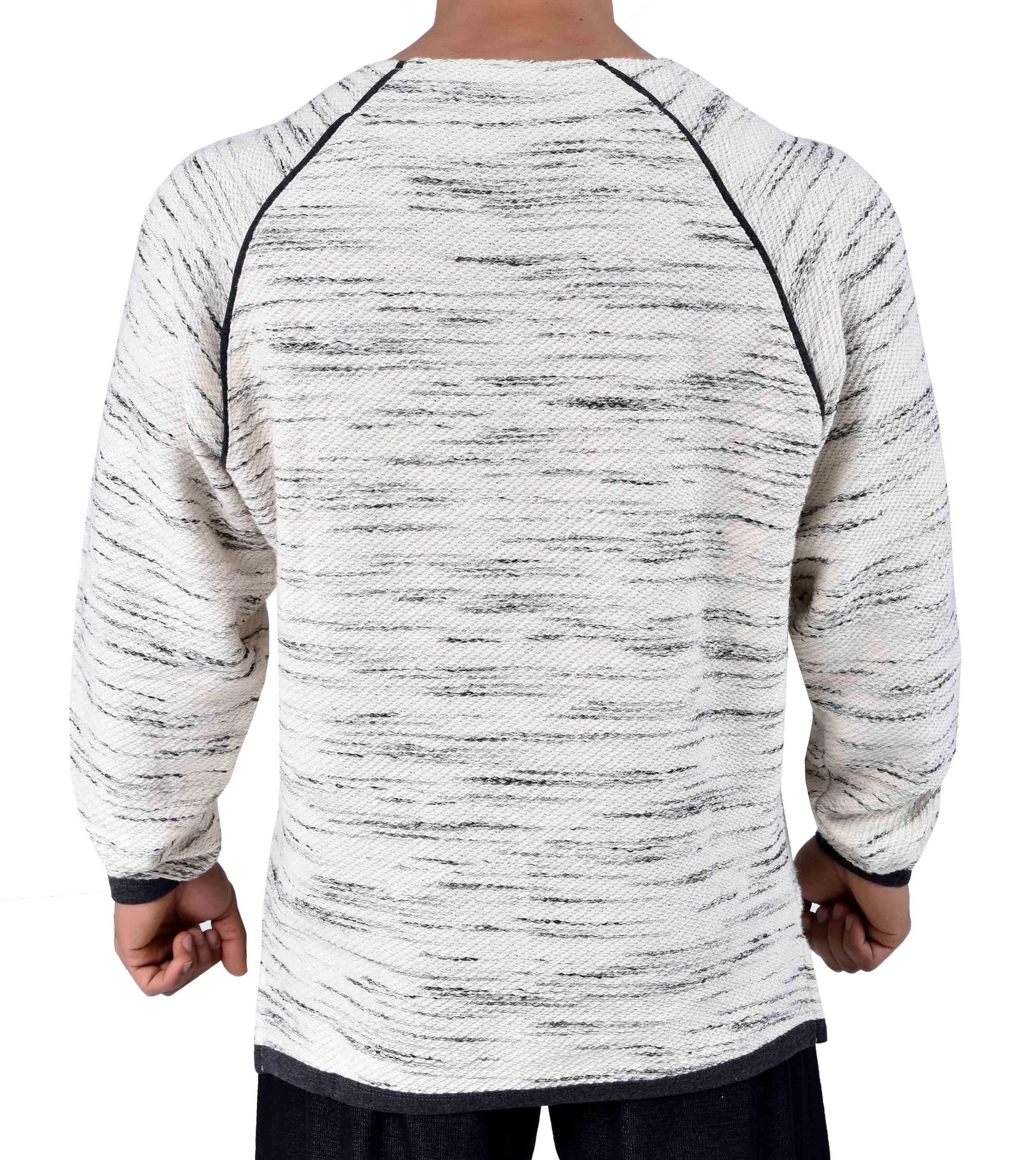 Knit Texture Oversize Sweatshirt