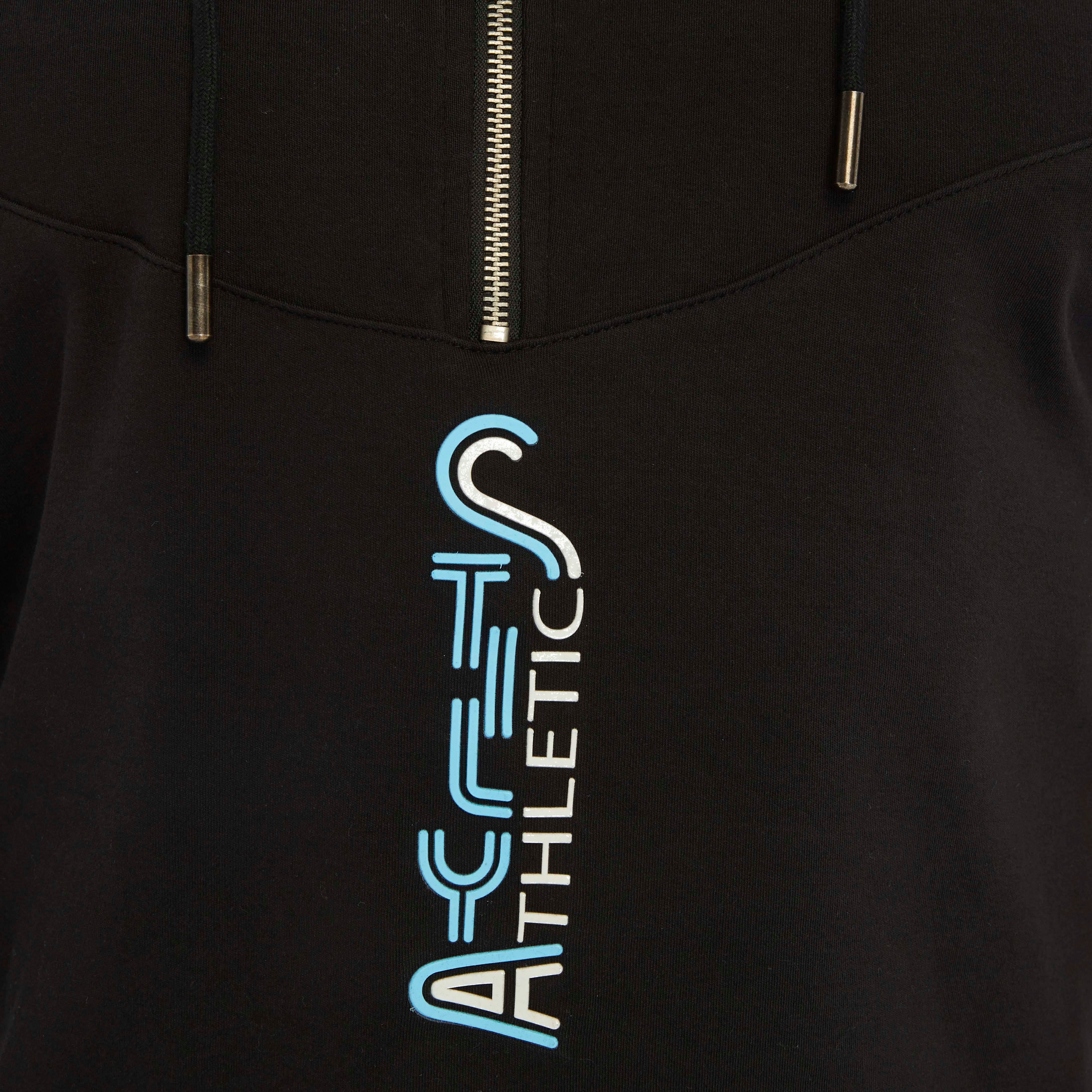 Mens  Athletic Strech Pullover Muscle Hooded