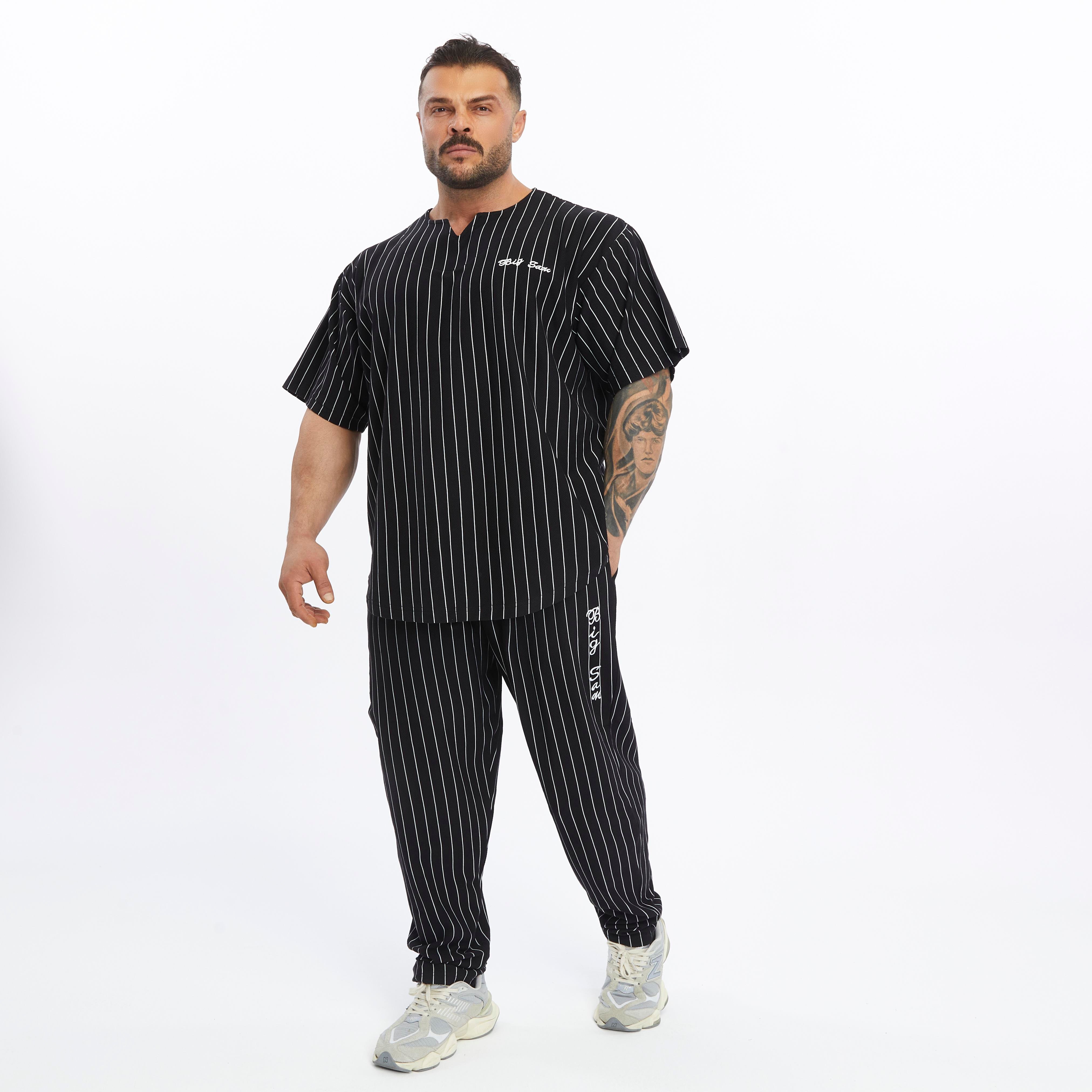 Mens Cotton Sweatpants With Drawstring Waistband Side Pockets