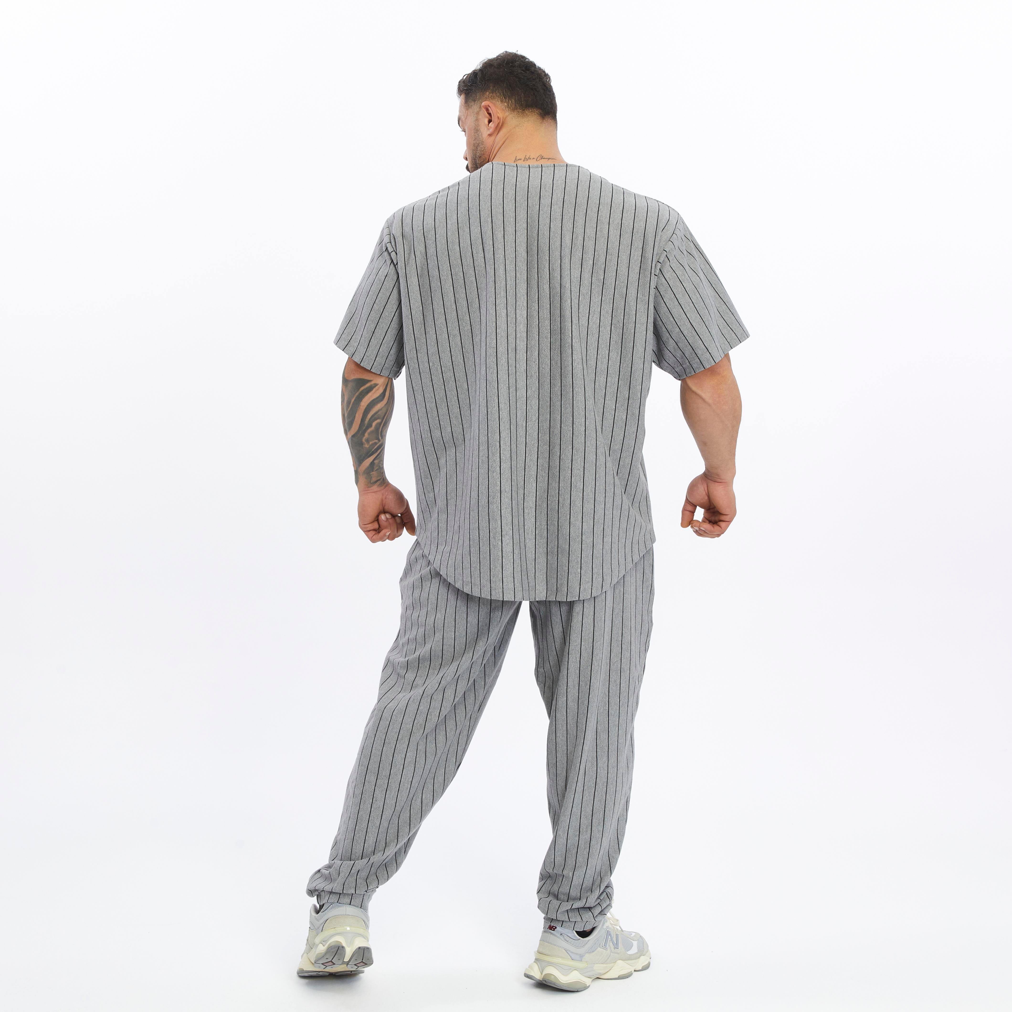 Mens Cotton Sweatpants With Drawstring Waistband Side Pockets