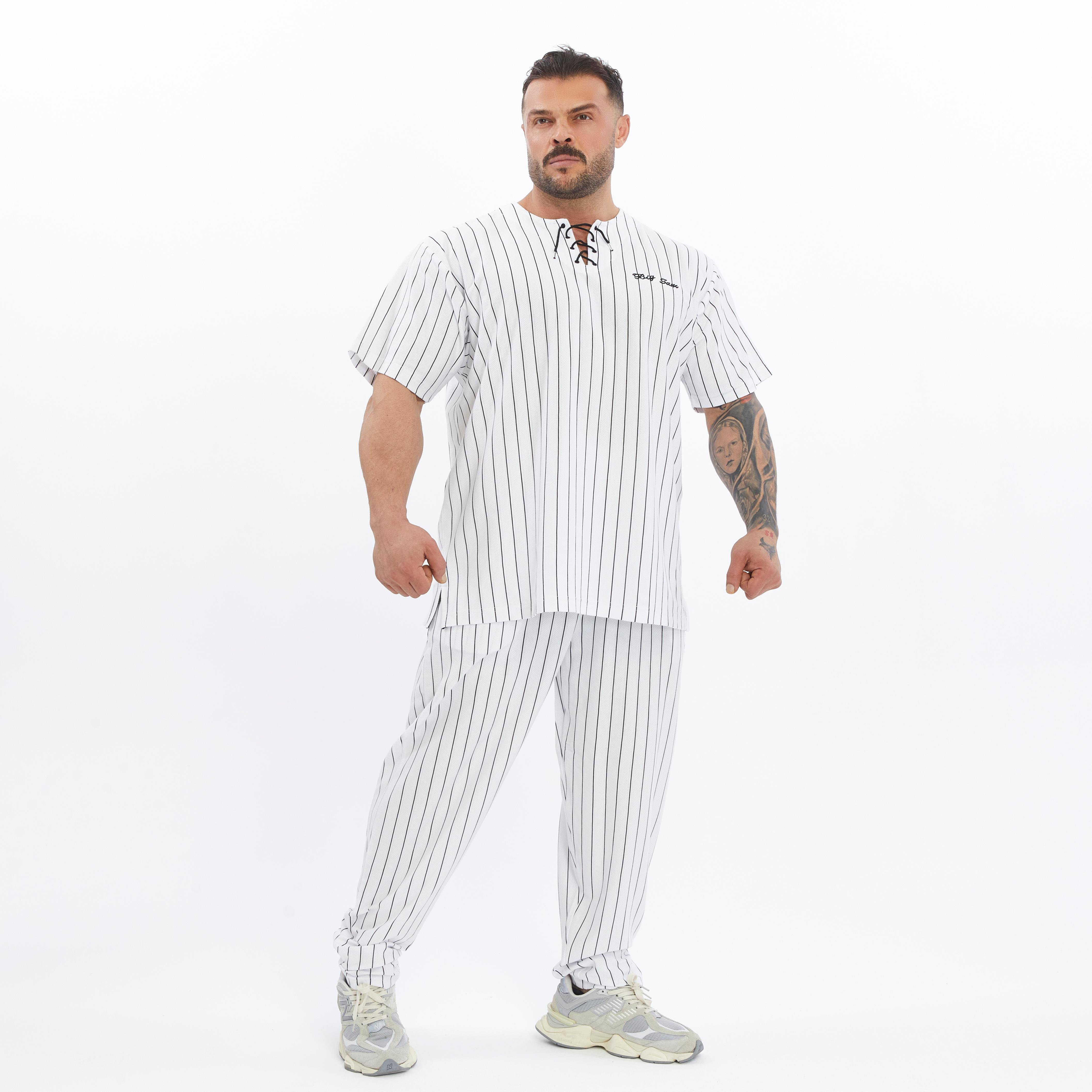 Mens Cotton Sweatpants With Drawstring Waistband Side Pockets