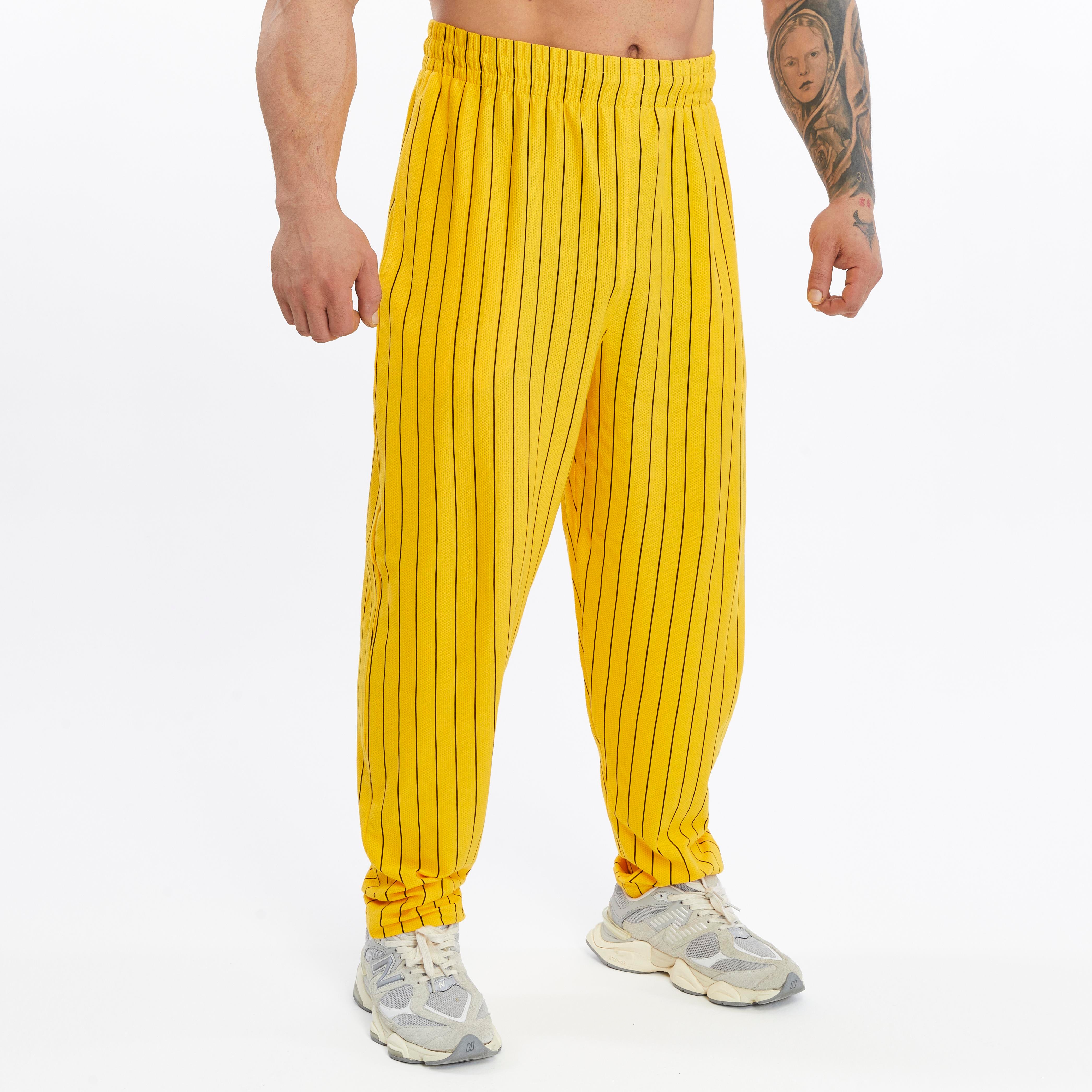 Mens Cotton Sweatpants With Drawstring Waistband Side Pockets