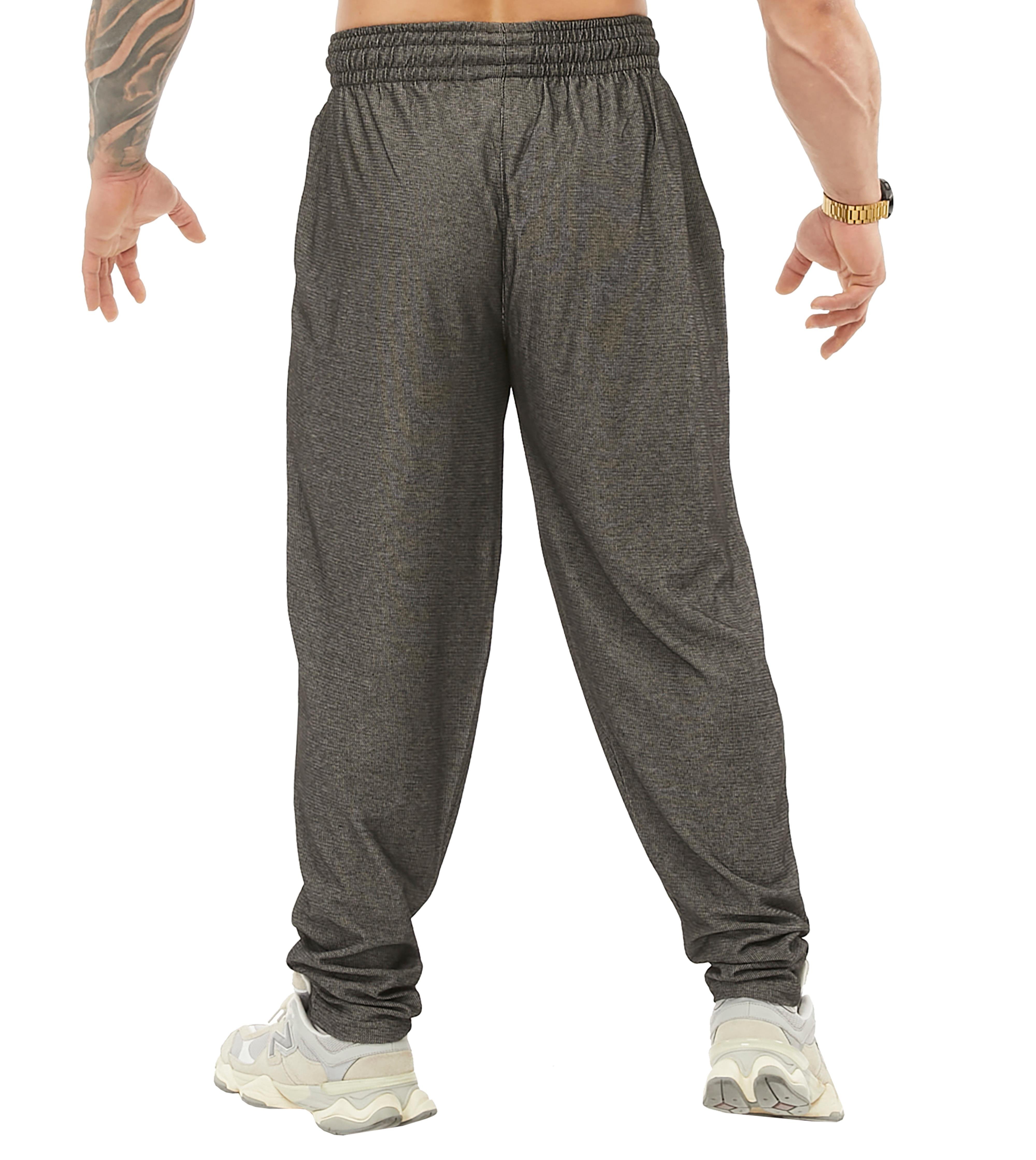 Mens Gym Pants Loose Fit Baggy Pants 