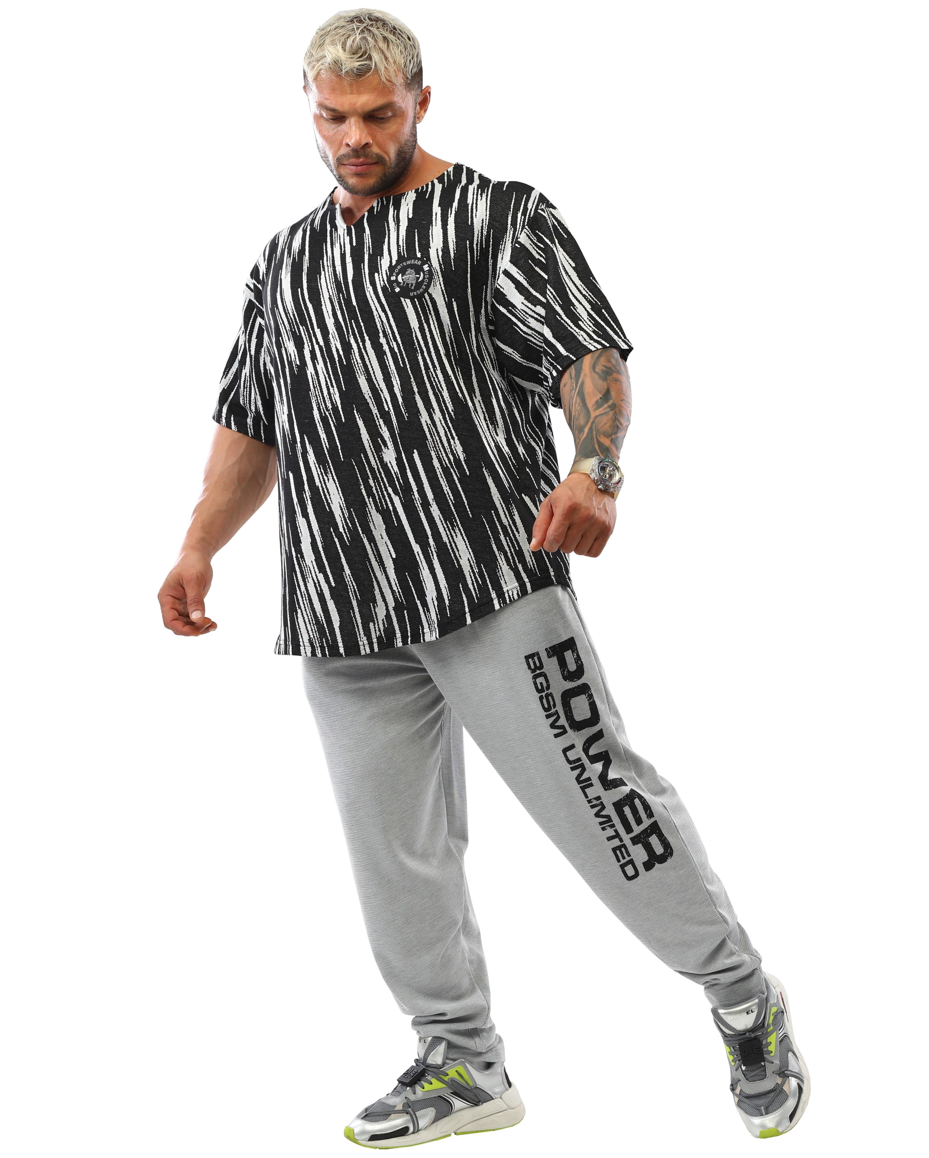Mens Gym Pants Loose Fit Baggy Pants