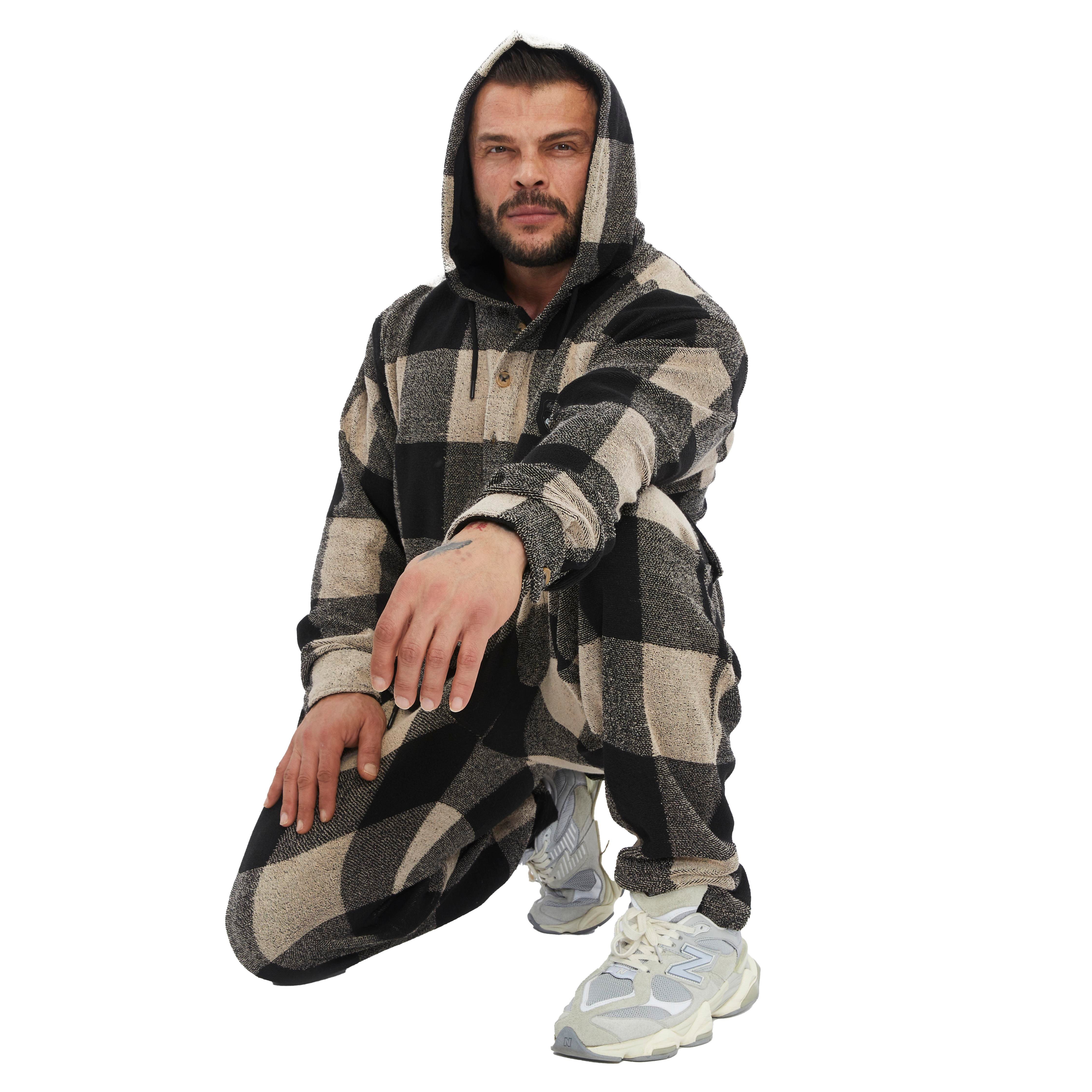 Men's Hooded Overshirt Winter Jacket