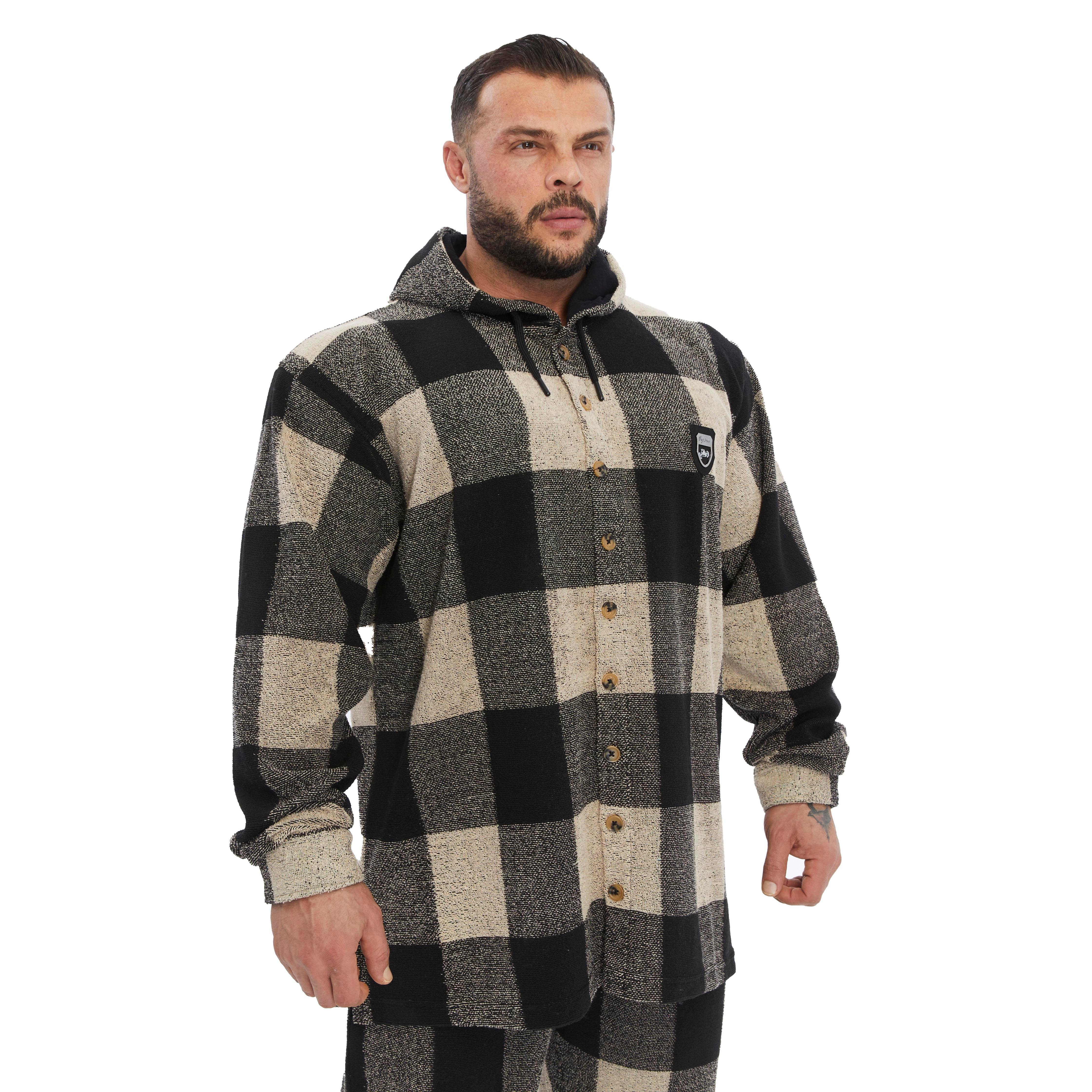 Men's Hooded Overshirt Winter Jacket
