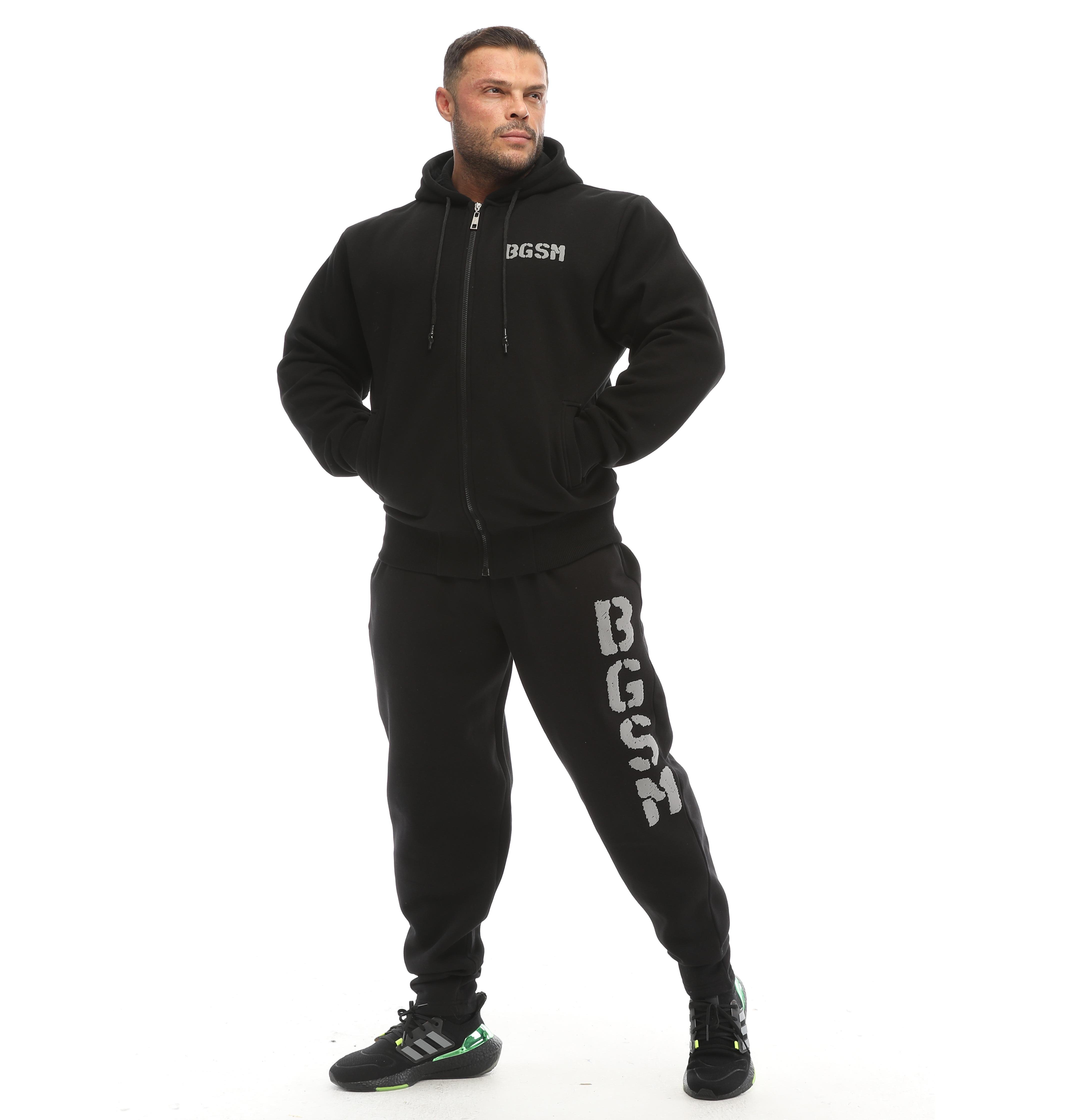 Men's Hooded Winter Jacket Black 