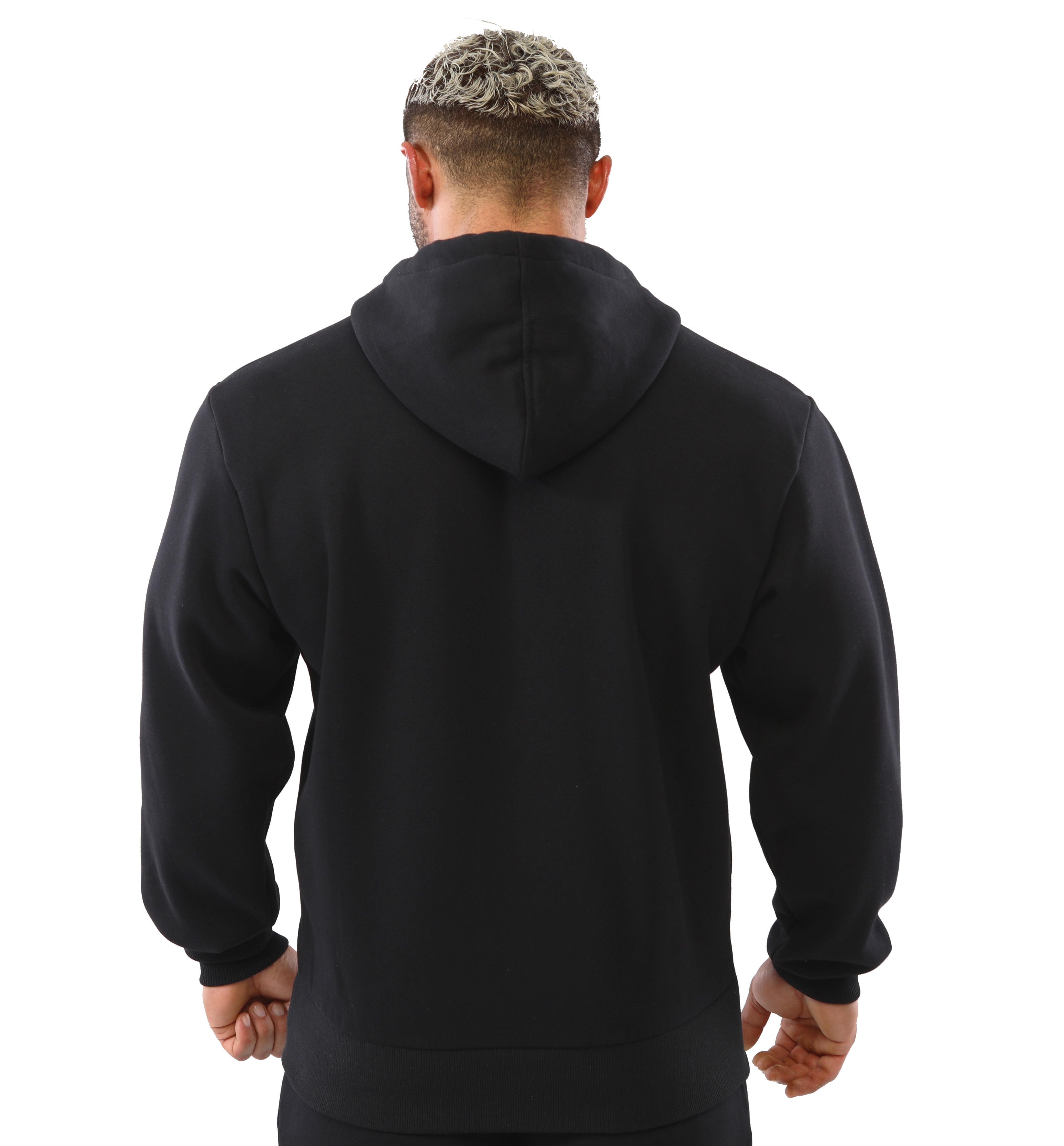 Men's Hooded Winter Jacket Black 