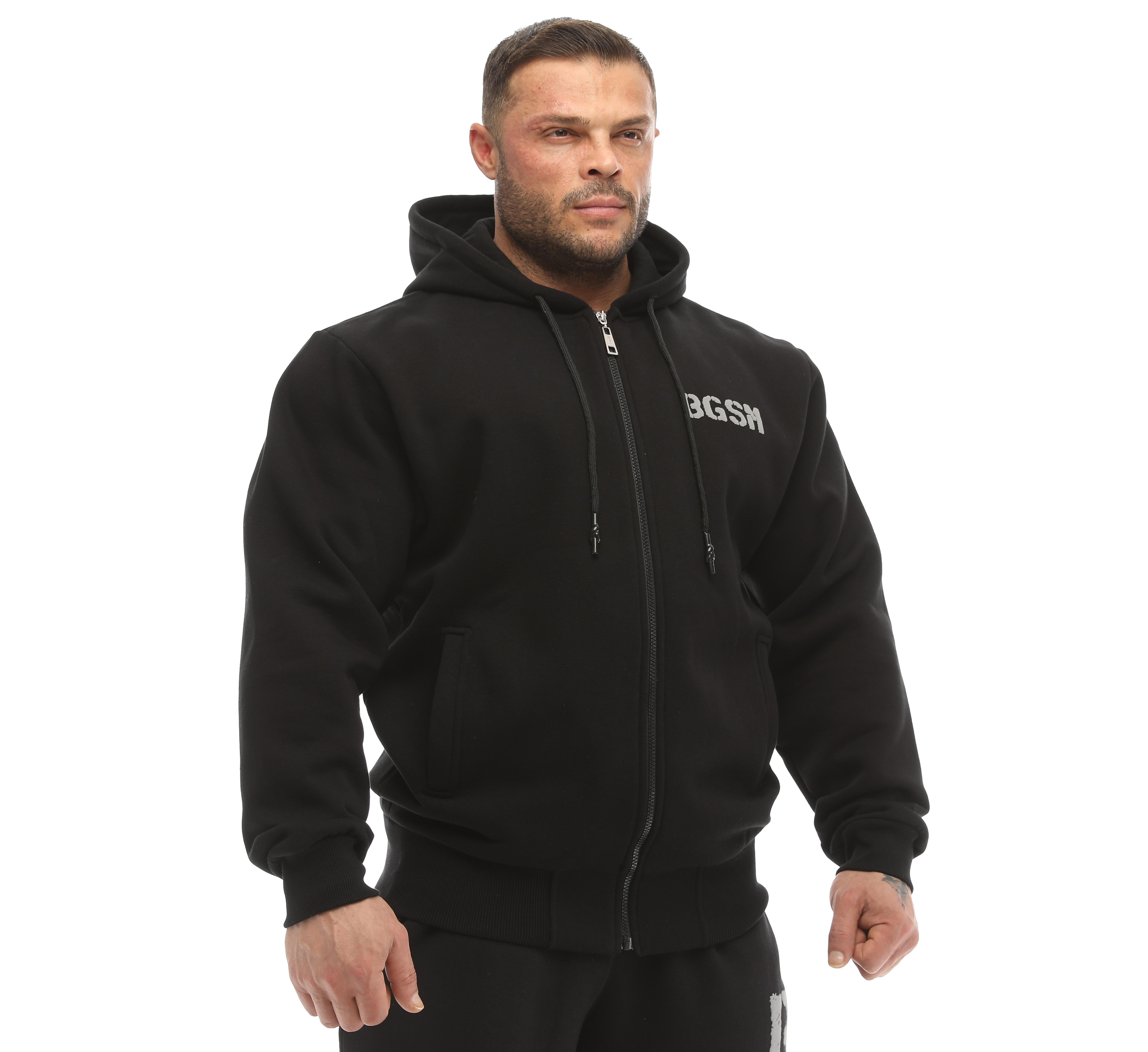 Men's Hooded Winter Jacket Black 