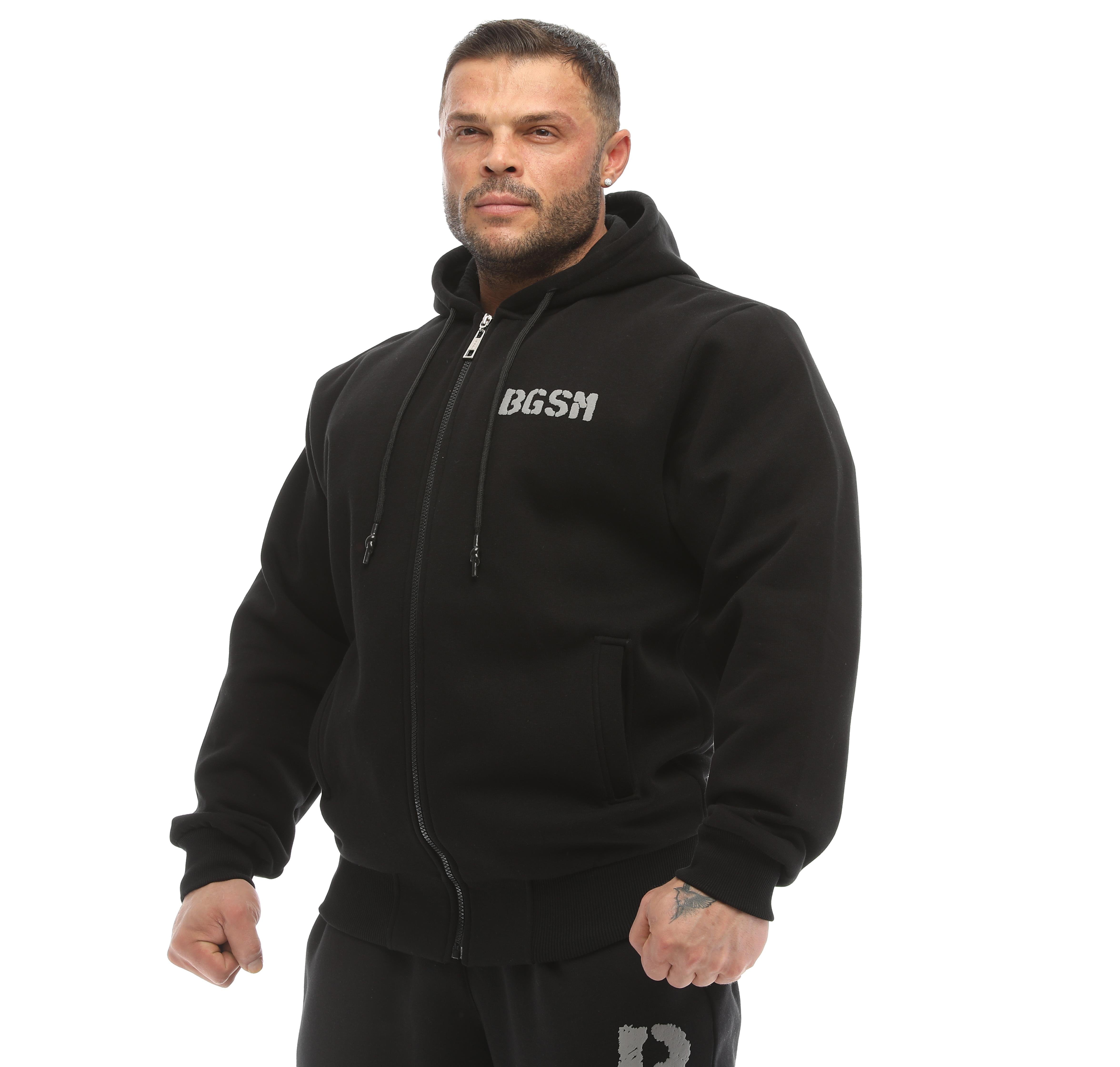 Men's Hooded Winter Jacket Black 