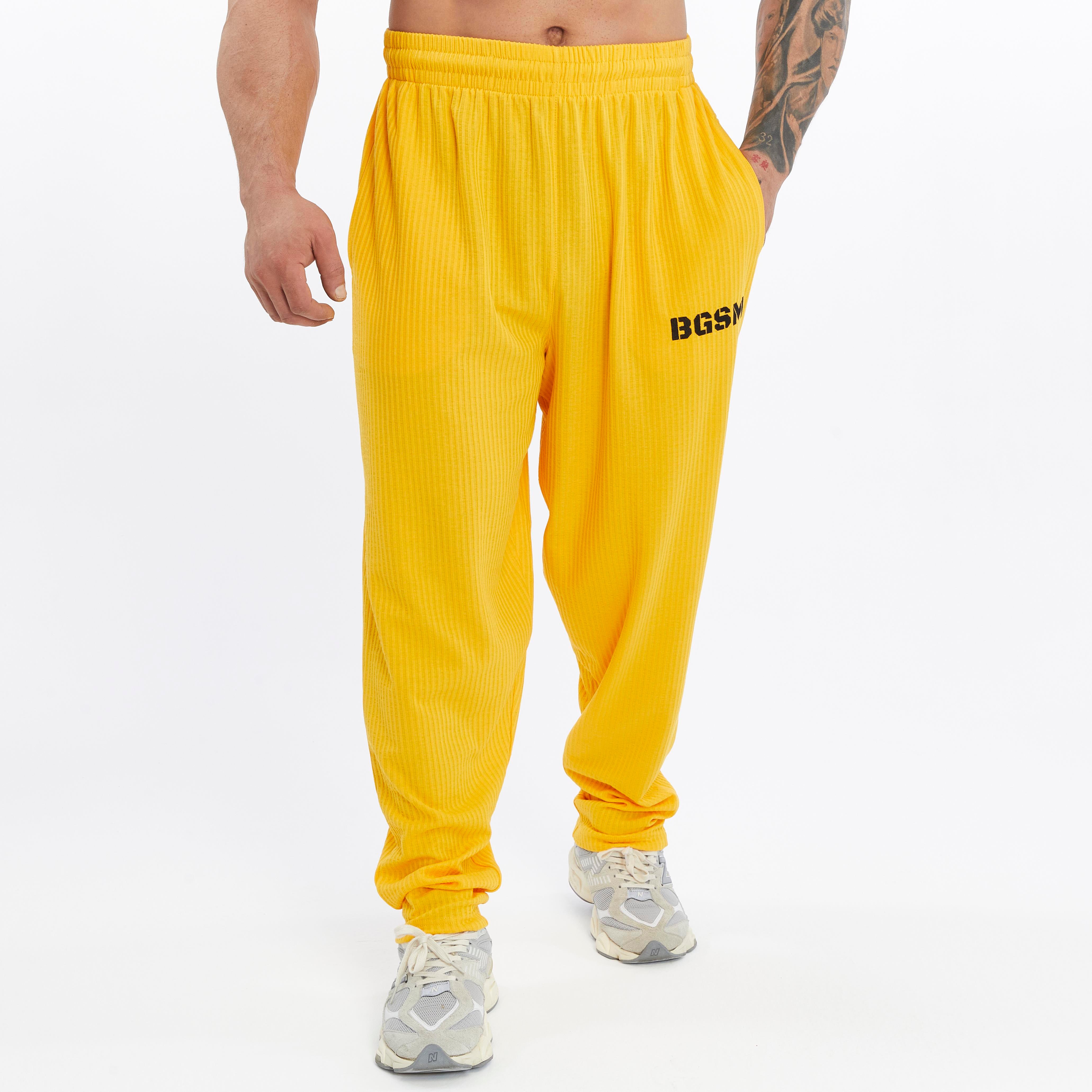 Men's Loose Fit Cotton Sweatpants with Pockets