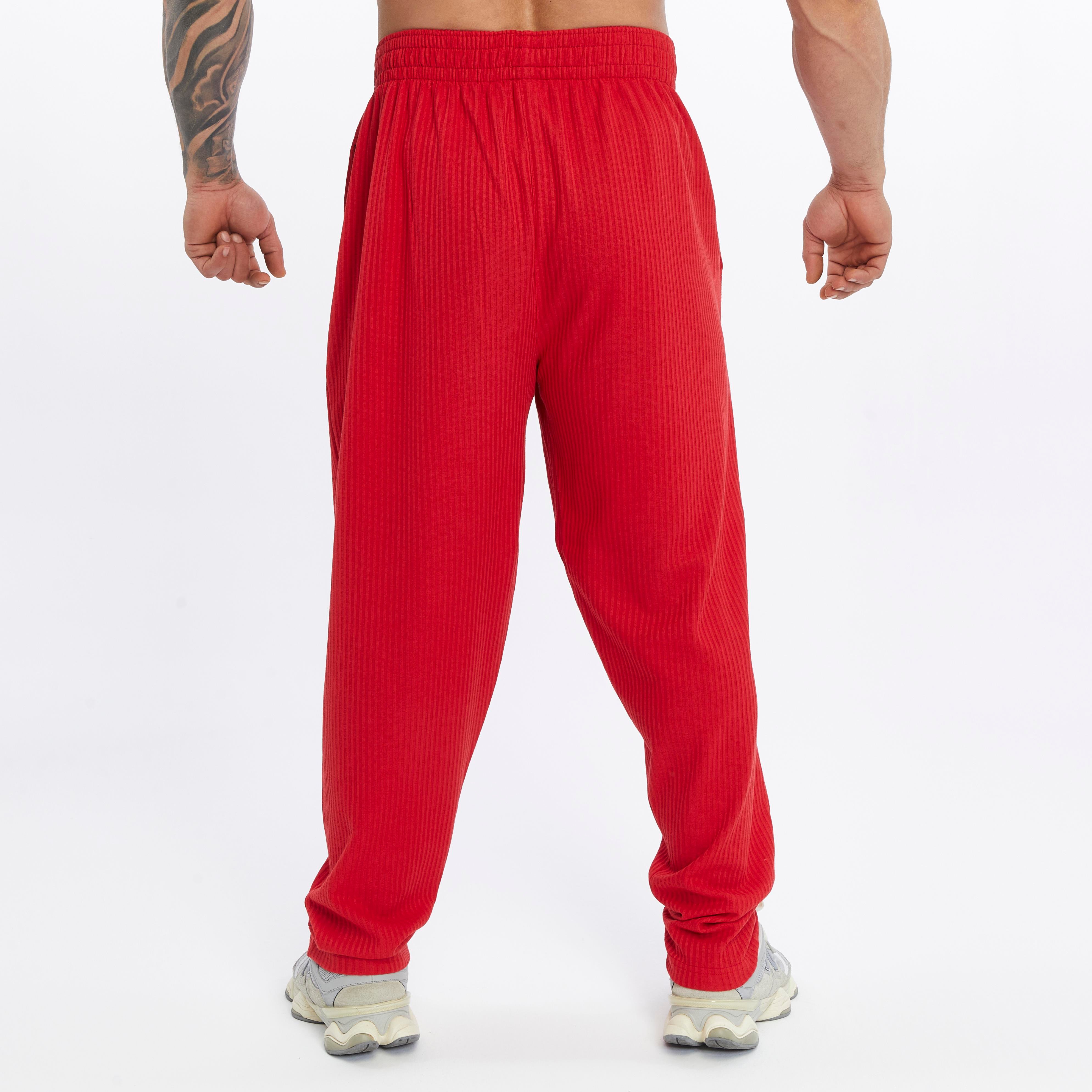 Men's Loose Fit Cotton Sweatpants with Pockets