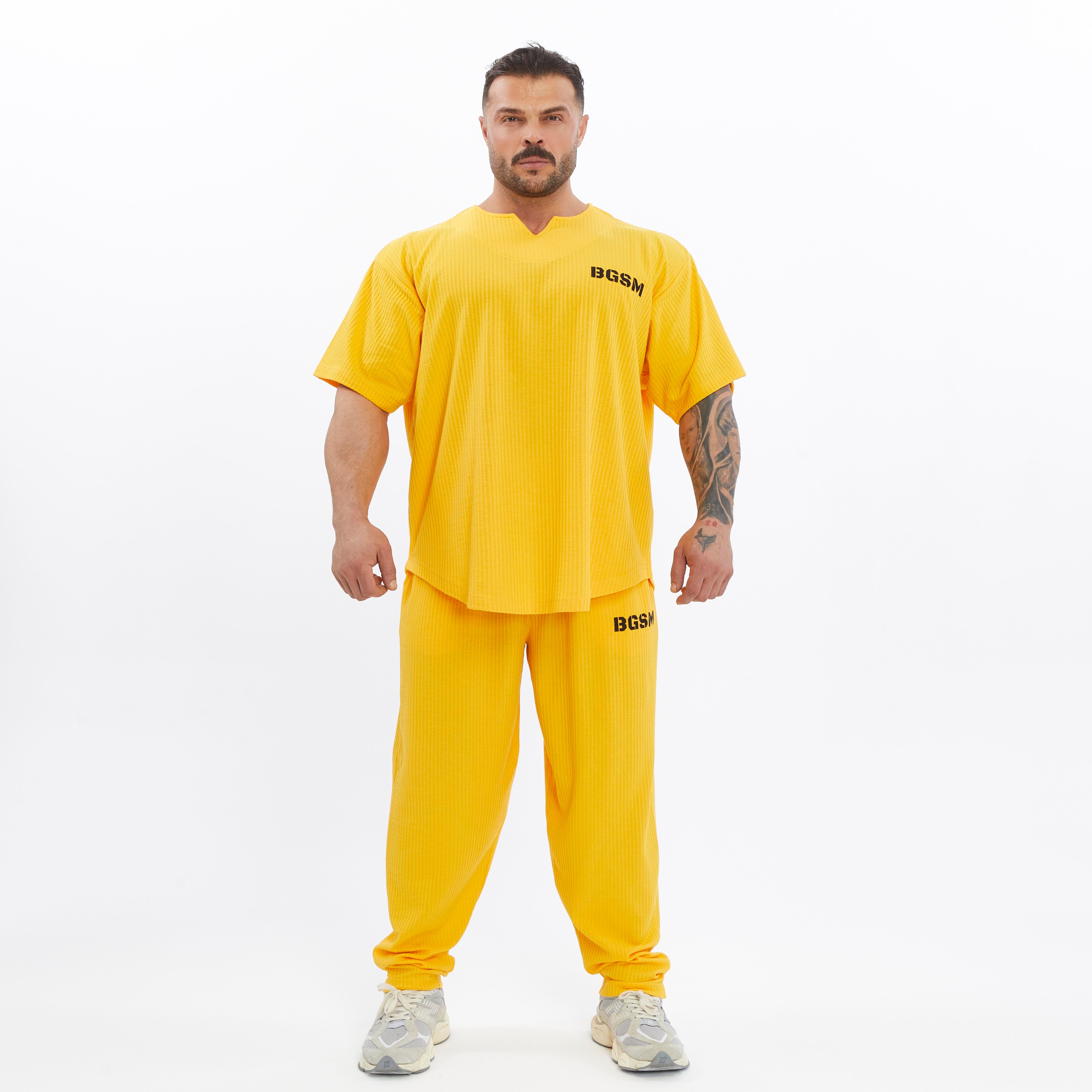 Men's Loose Fit Cotton Sweatpants with Pockets
