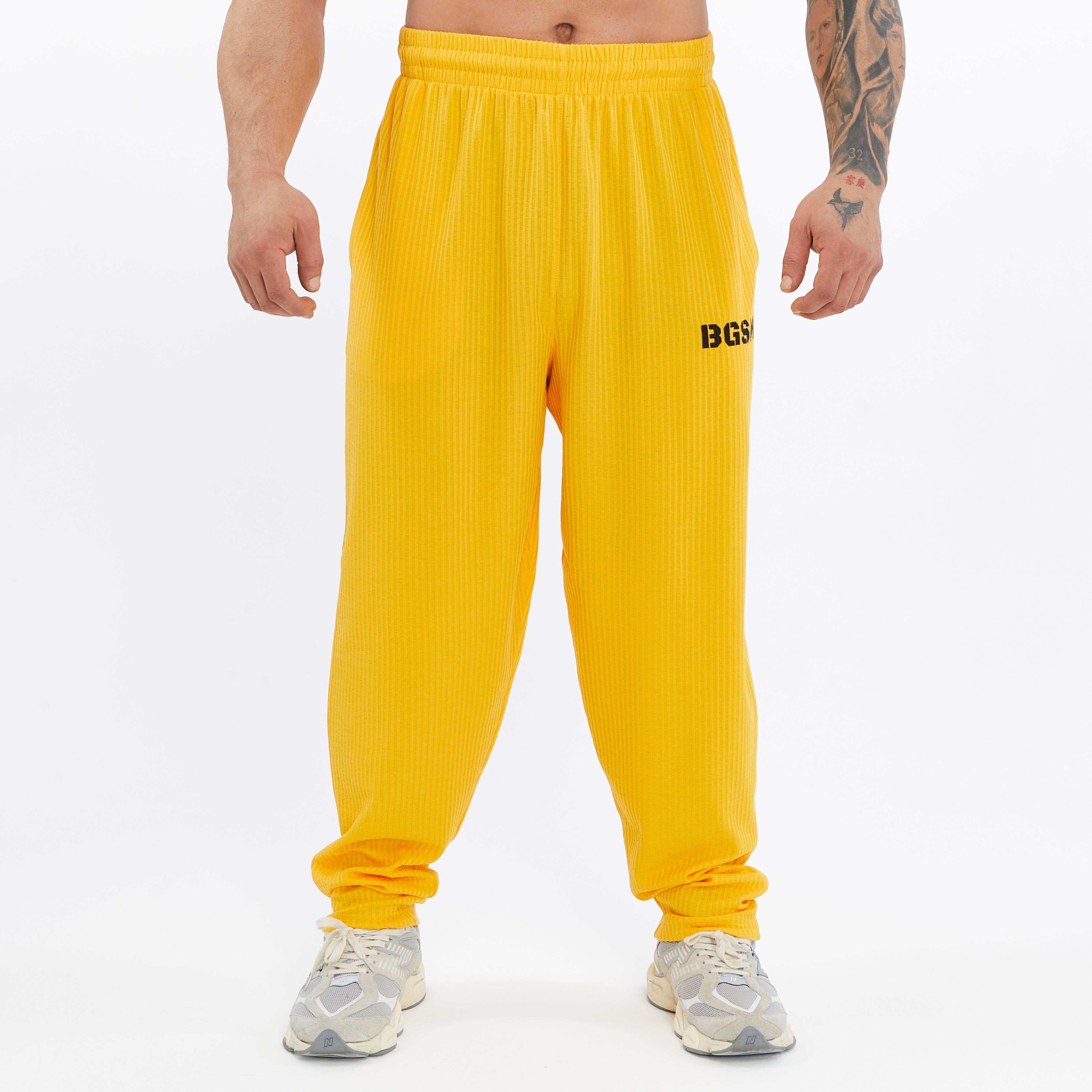 Men's Loose Fit Cotton Sweatpants with Pockets