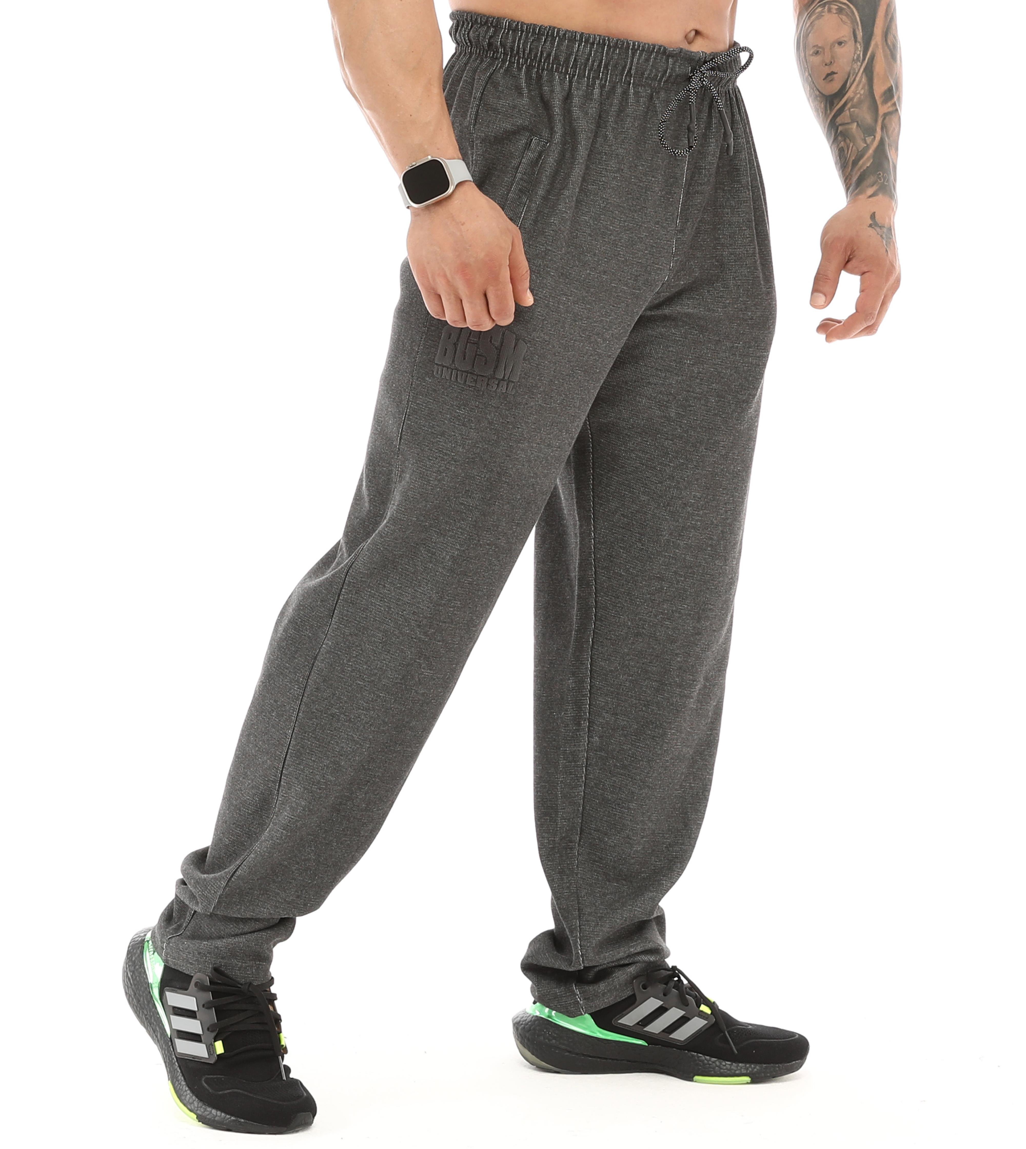 Mens Loose Fit Sport Pants Middle Thick
