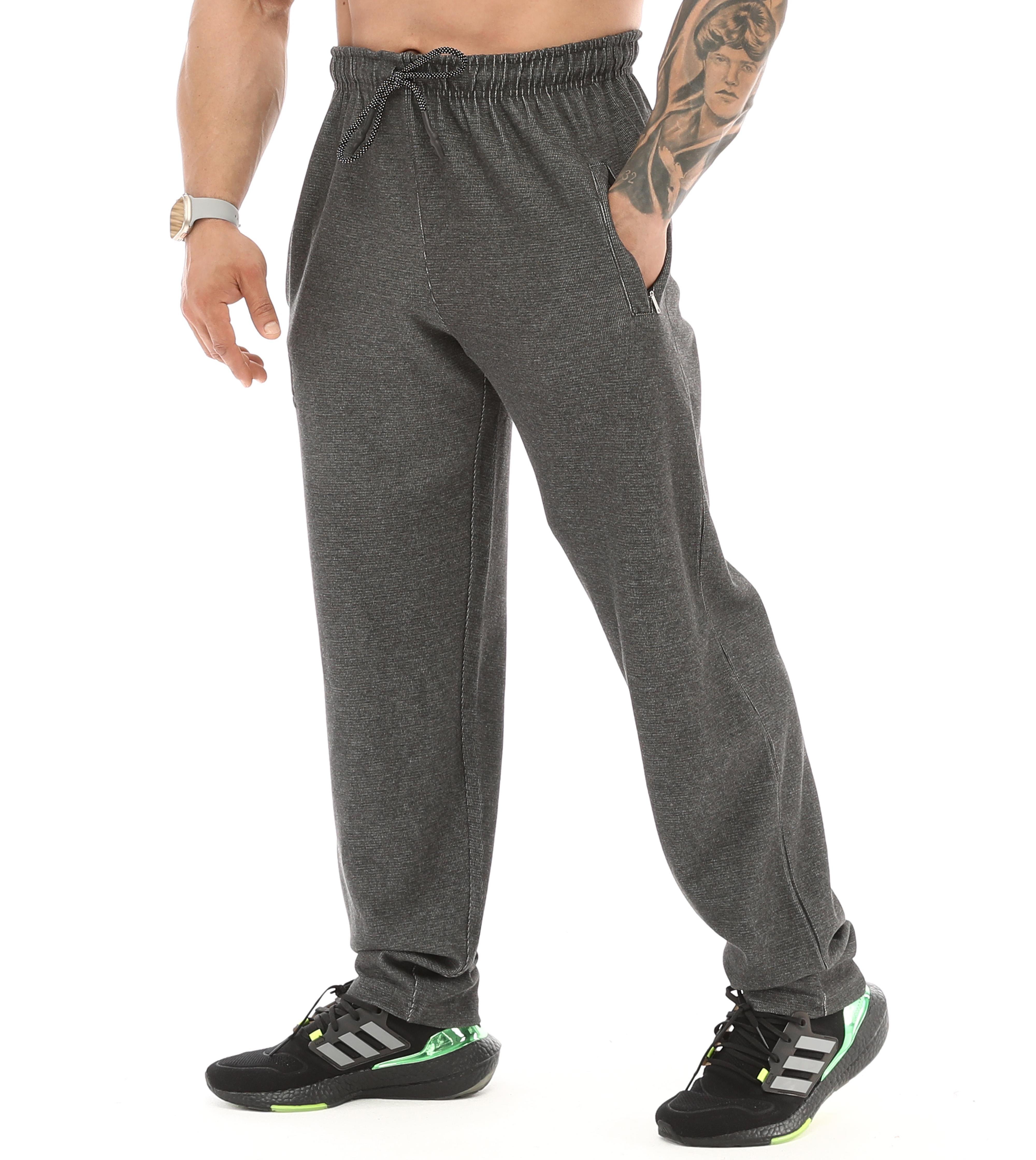 Mens Loose Fit Sport Pants Middle Thick