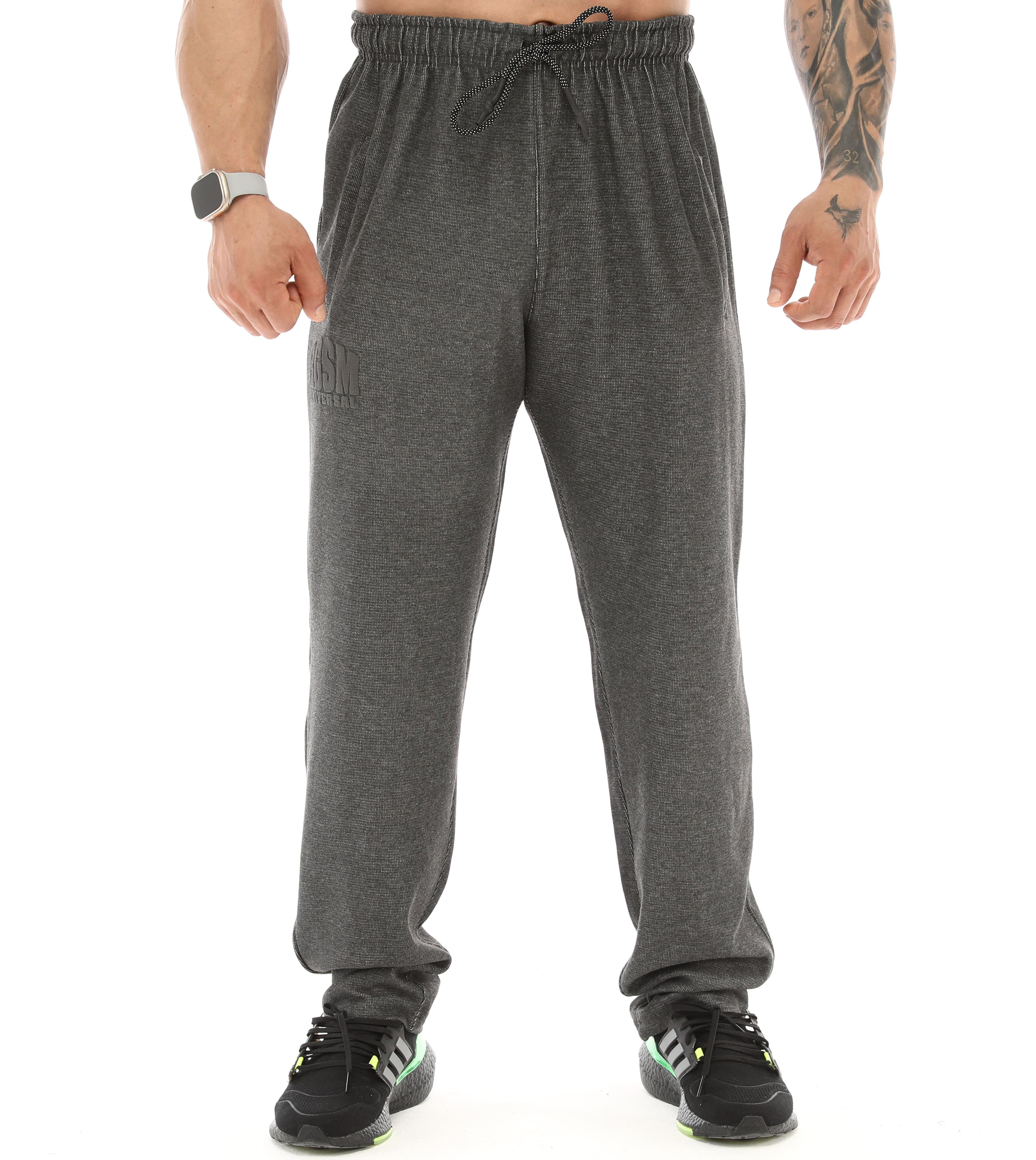 Mens Loose Fit Sport Pants Middle Thick