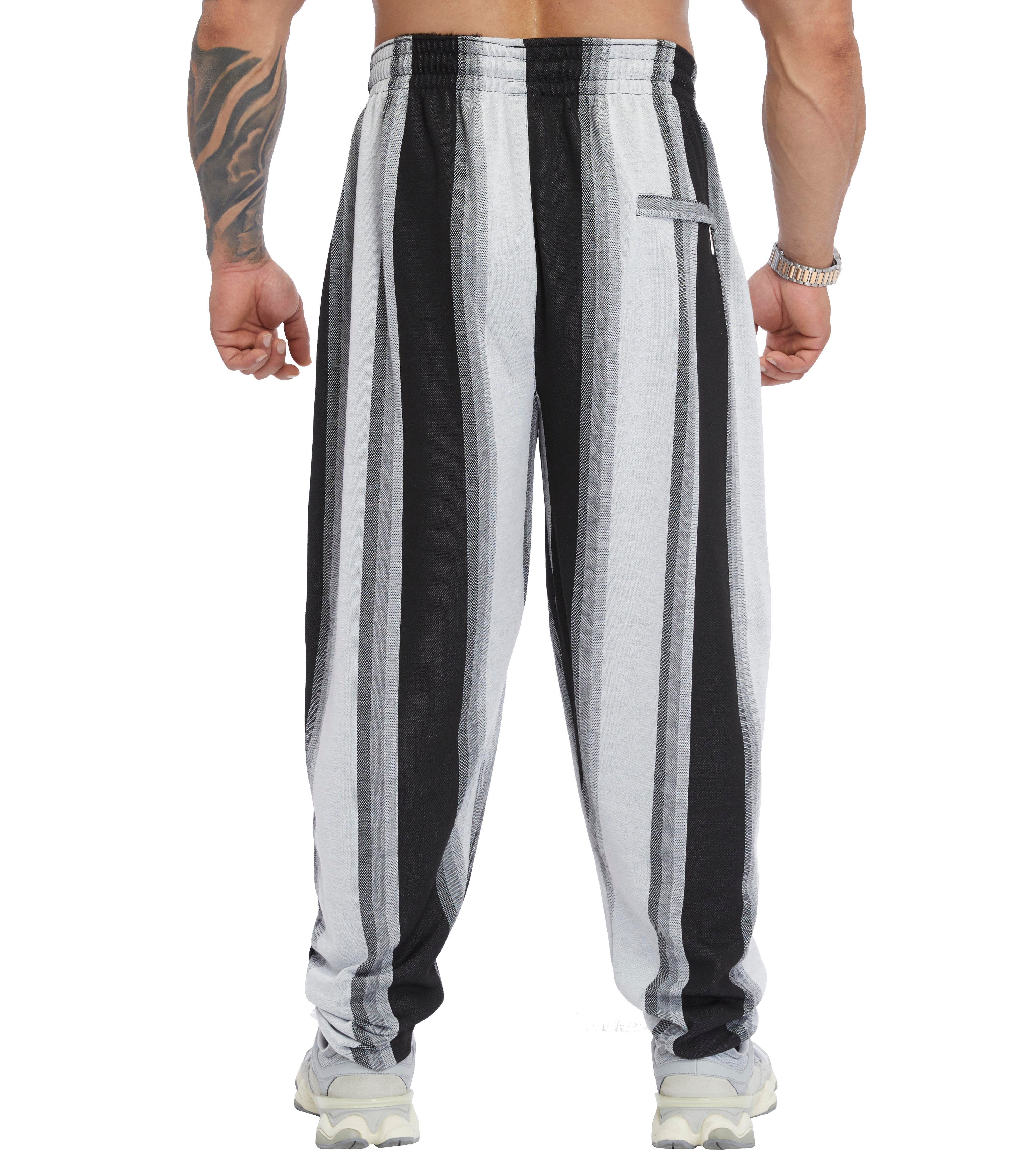 Men's Loose Fit Striped Lifestyle Sweatpants