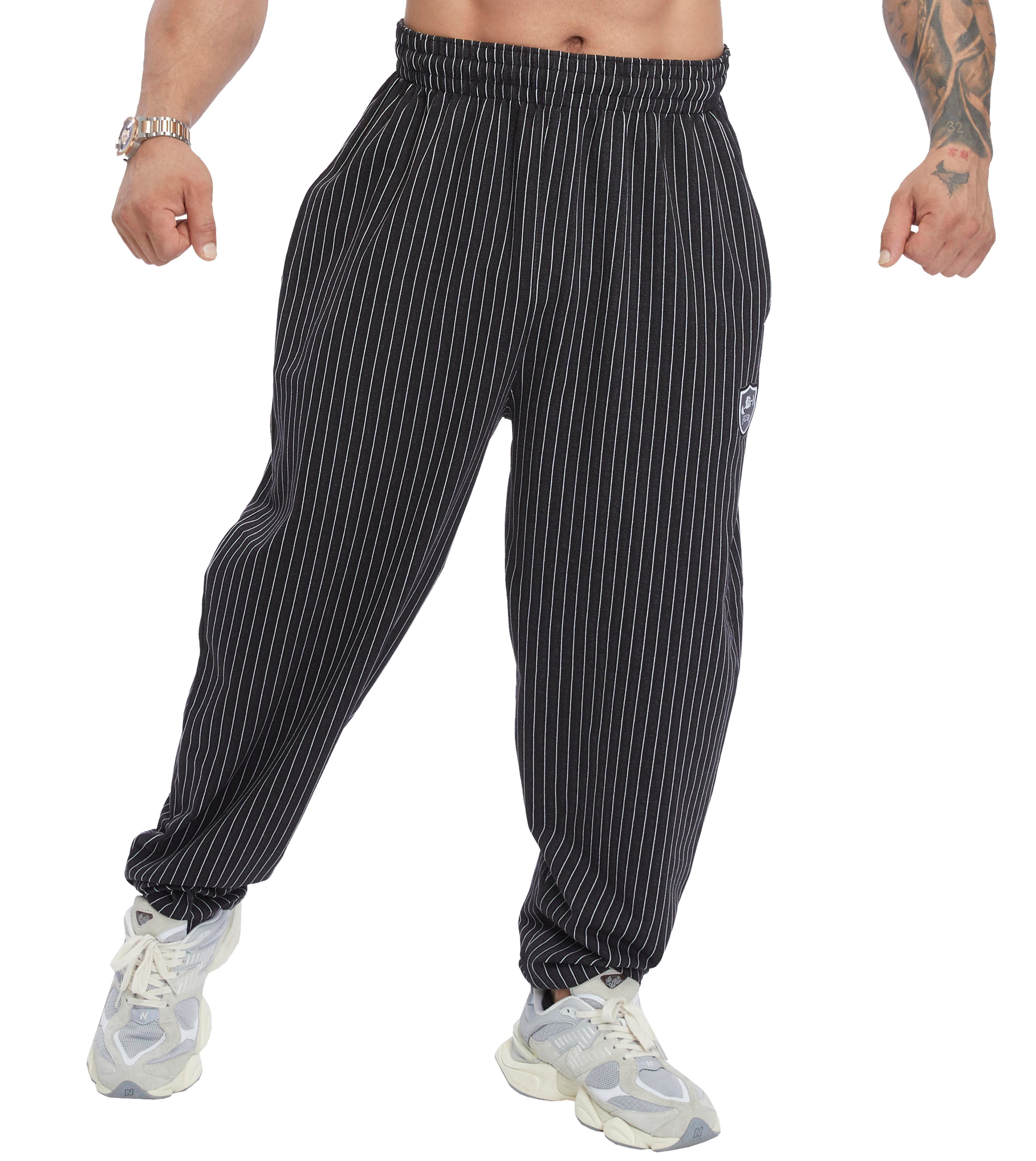 Men's Loose Fit Striped Summer Sweatpants