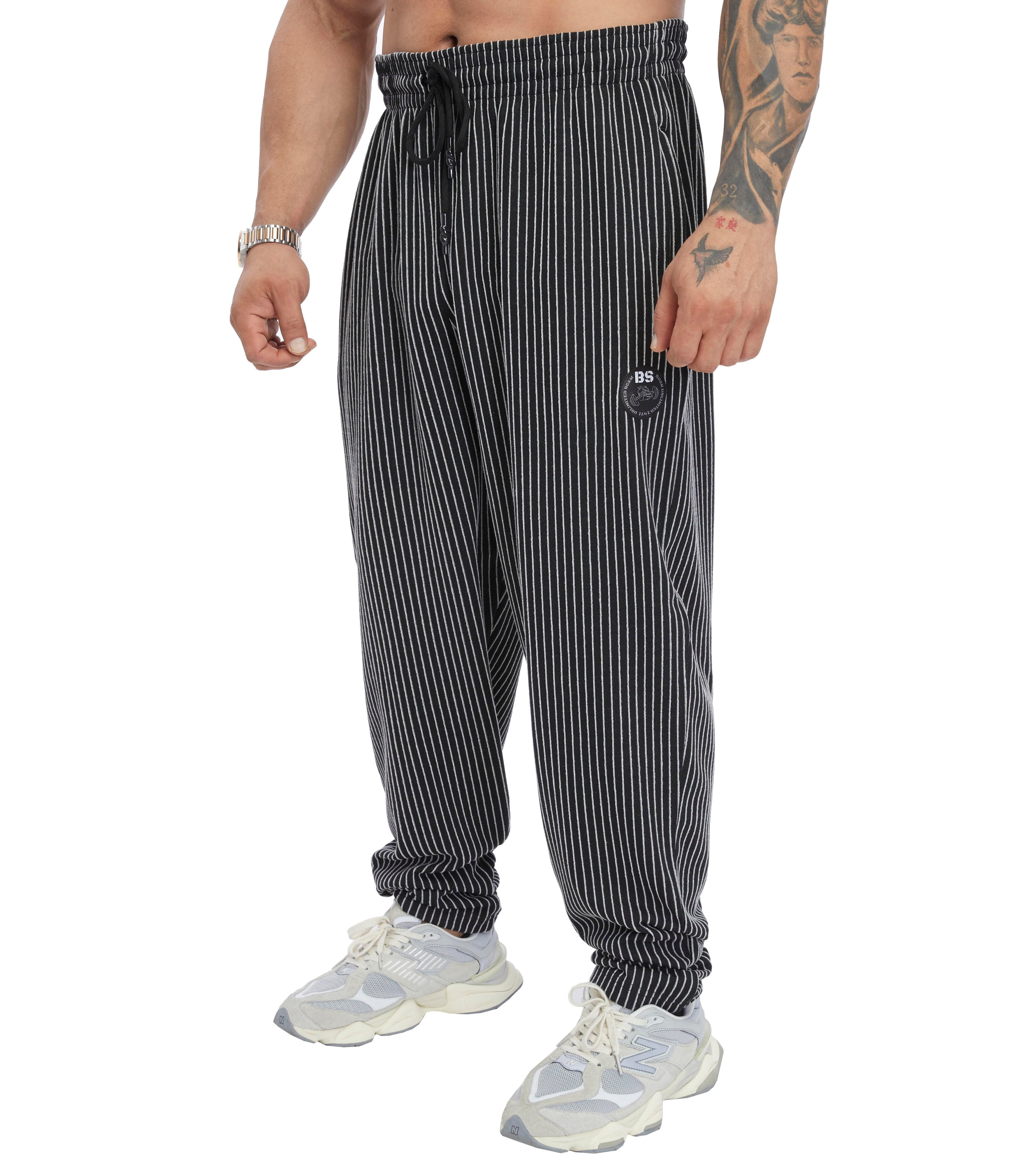 Men's Loose Fit Winter Sweatpants with Zippered Pockets