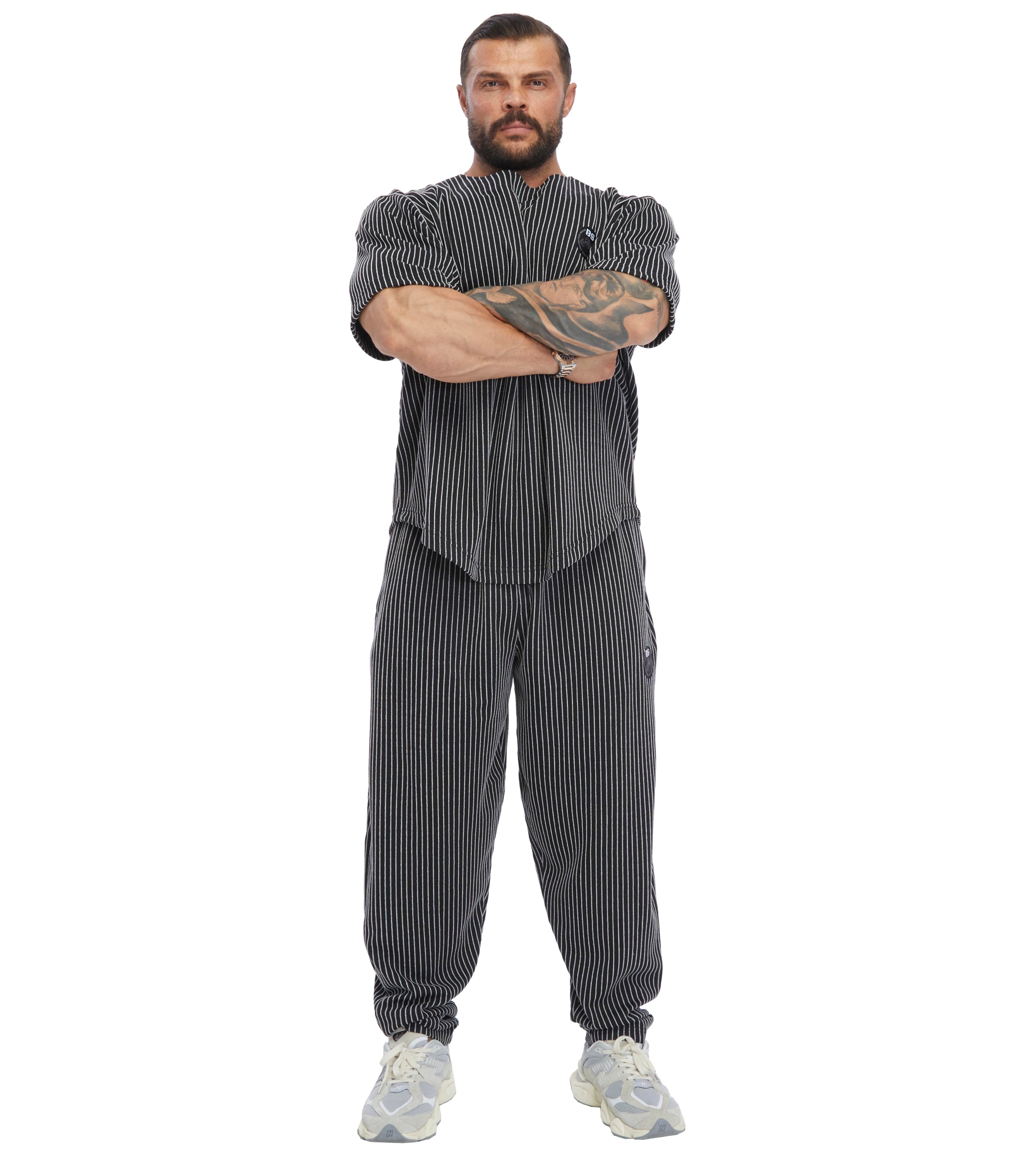 Men's Loose Fit Winter Sweatpants with Zippered Pockets