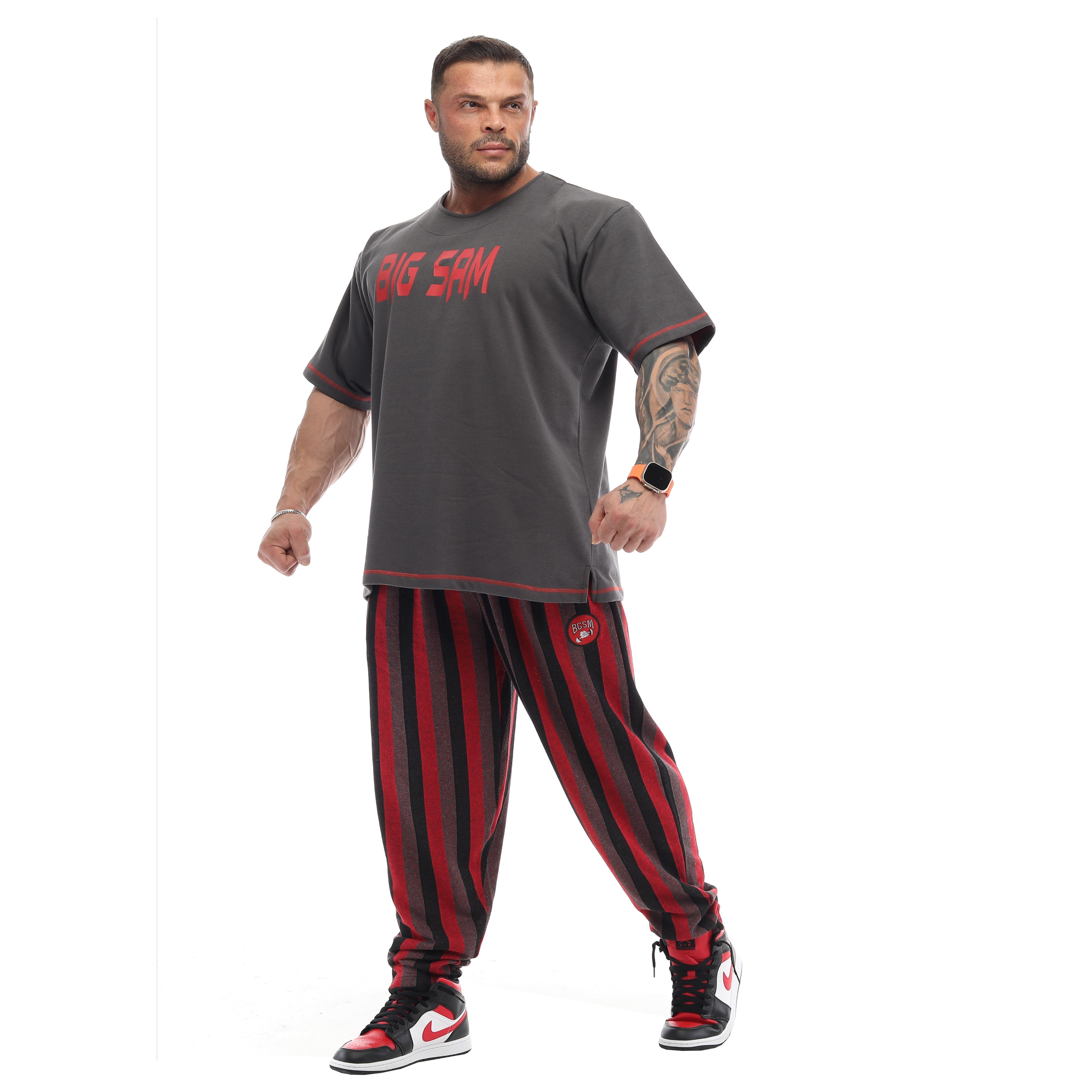 Men's Oversize Bodybuilding T-shirt Comfort Rag Top