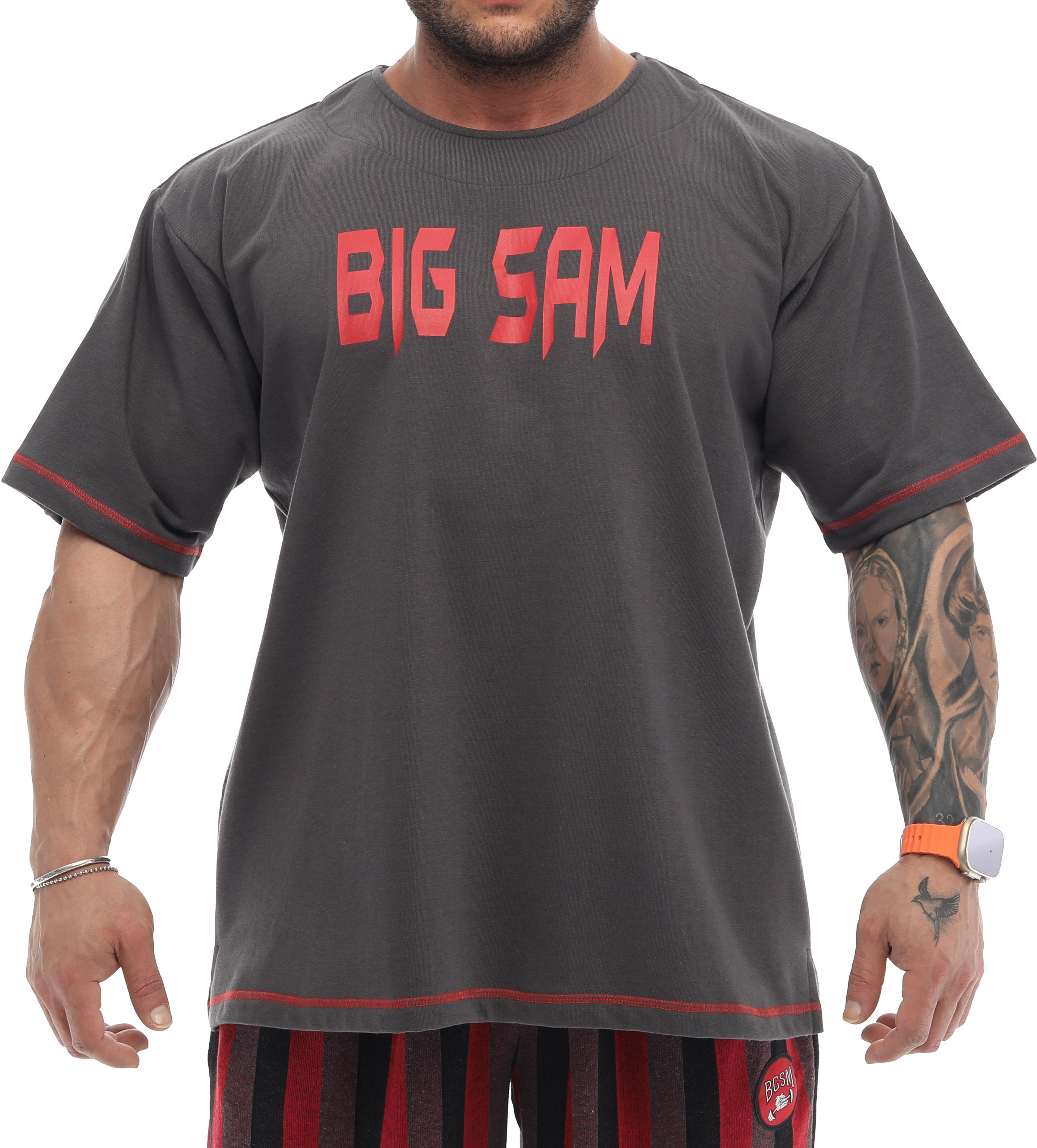 Men's Oversize Bodybuilding T-shirt Comfort Rag Top