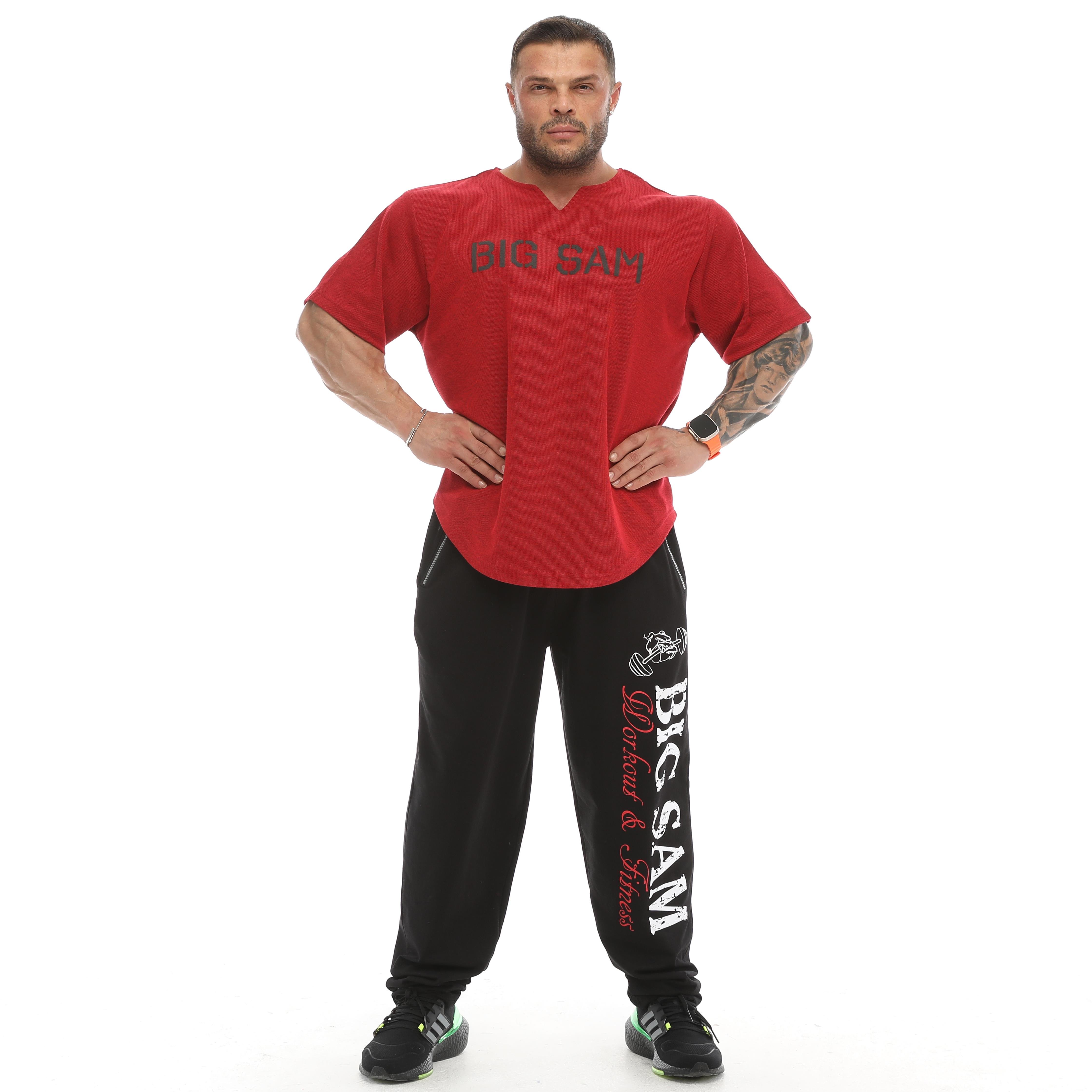 Men's Oversize Bodybuilding Training Rag Top Gym T-shirt