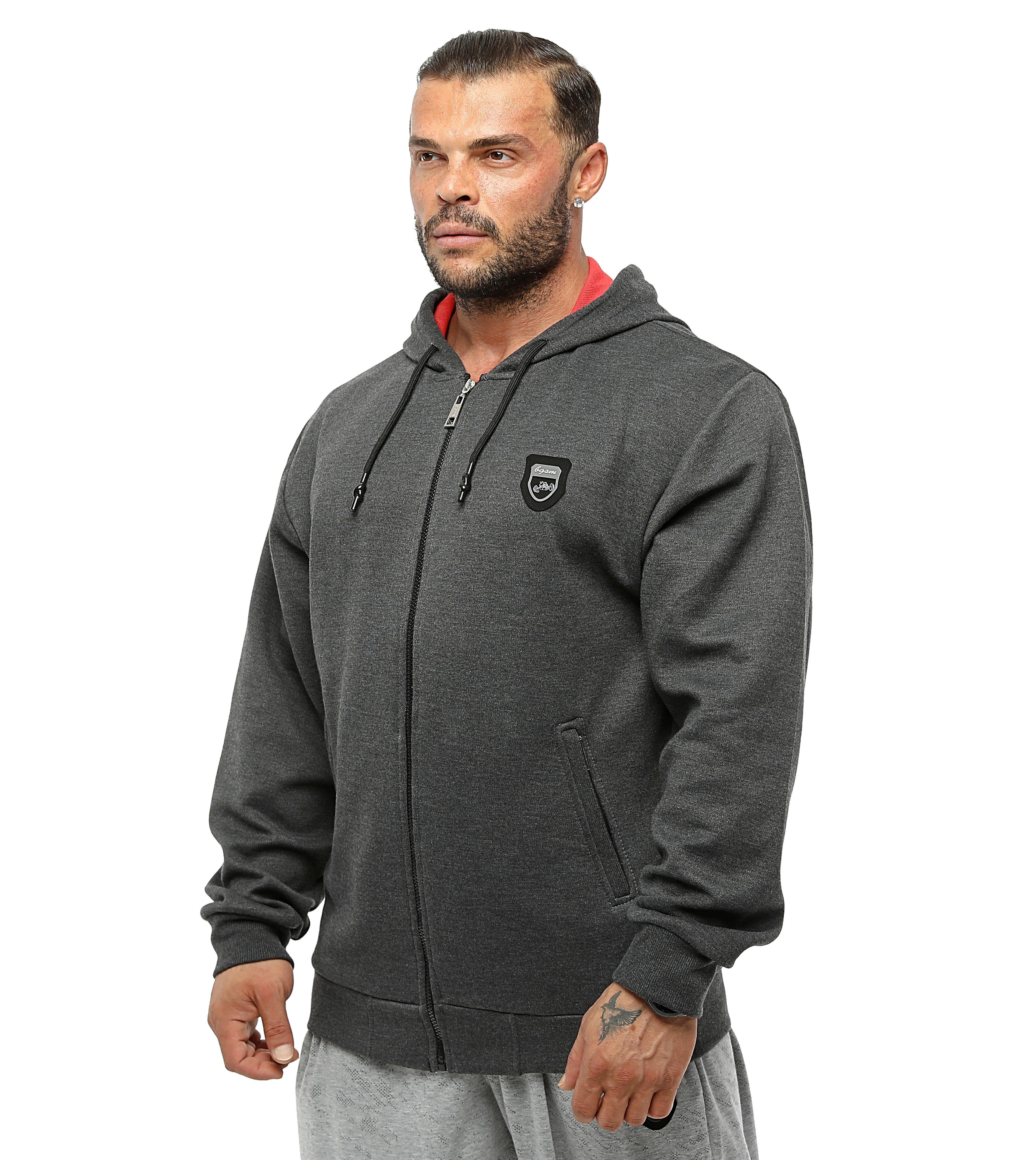 Men's Oversize Hooded Jacket Anthracite 
