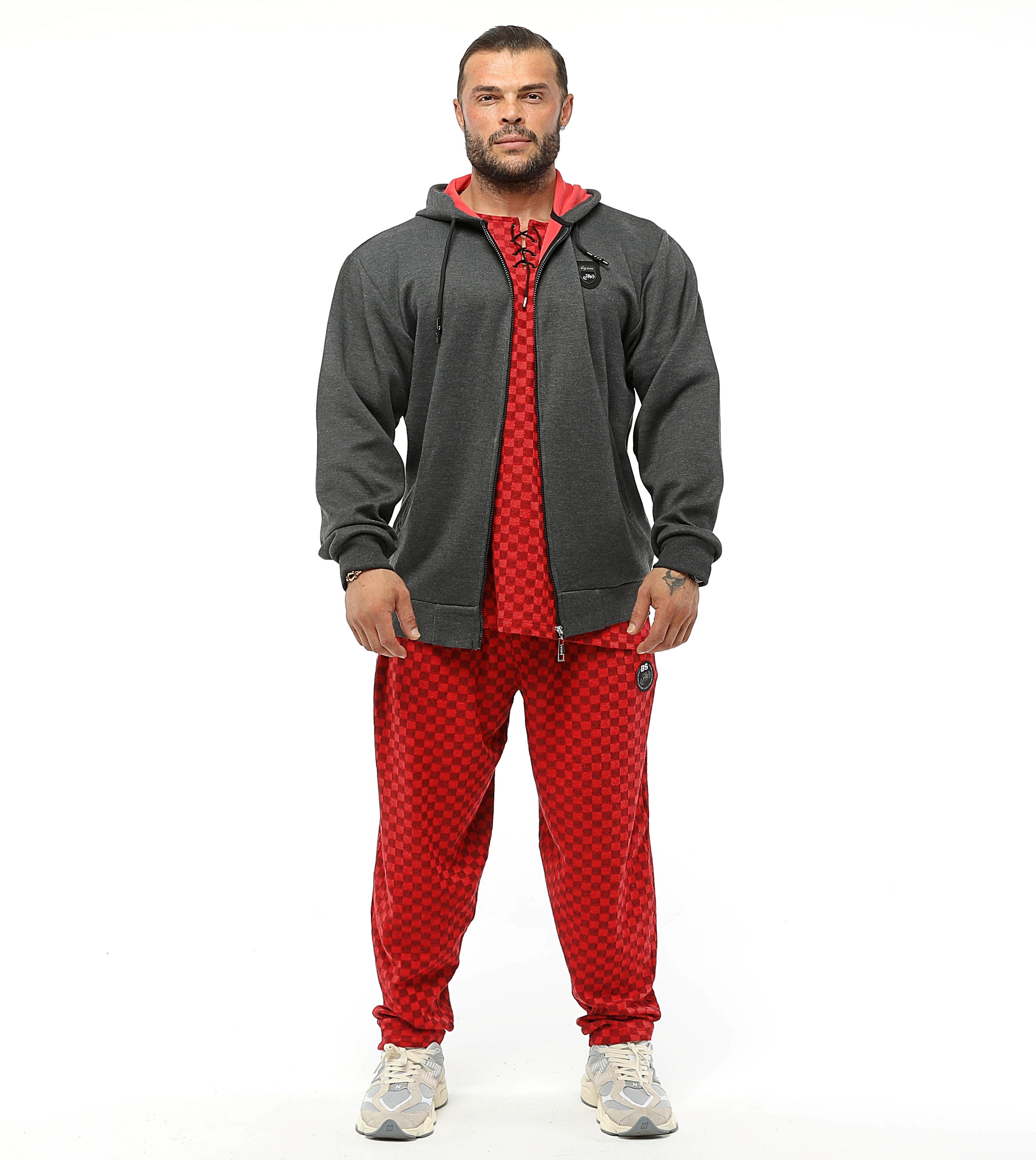 Men's Oversize Hooded Jacket Anthracite 
