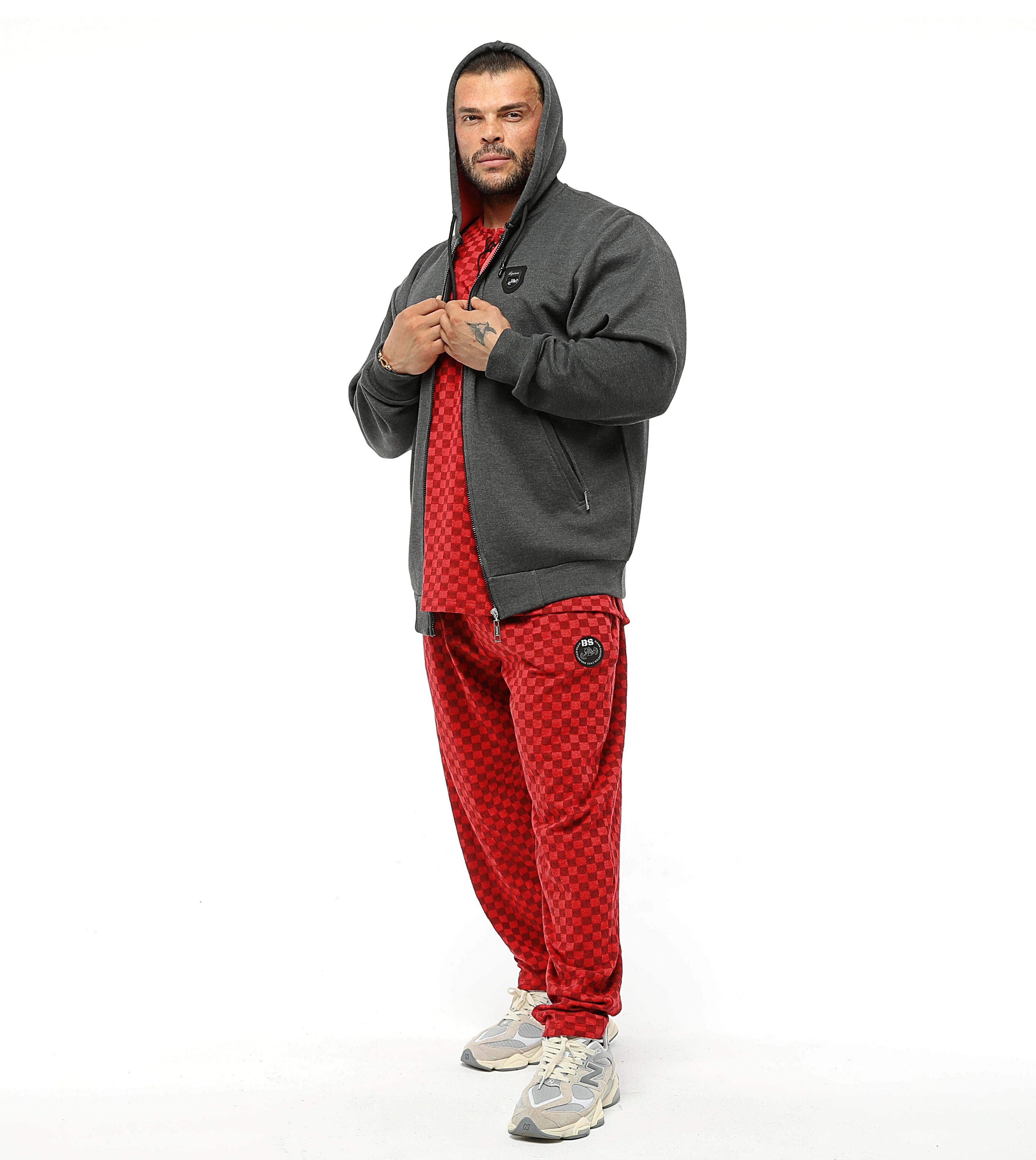 Men's Oversize Hooded Jacket Anthracite 
