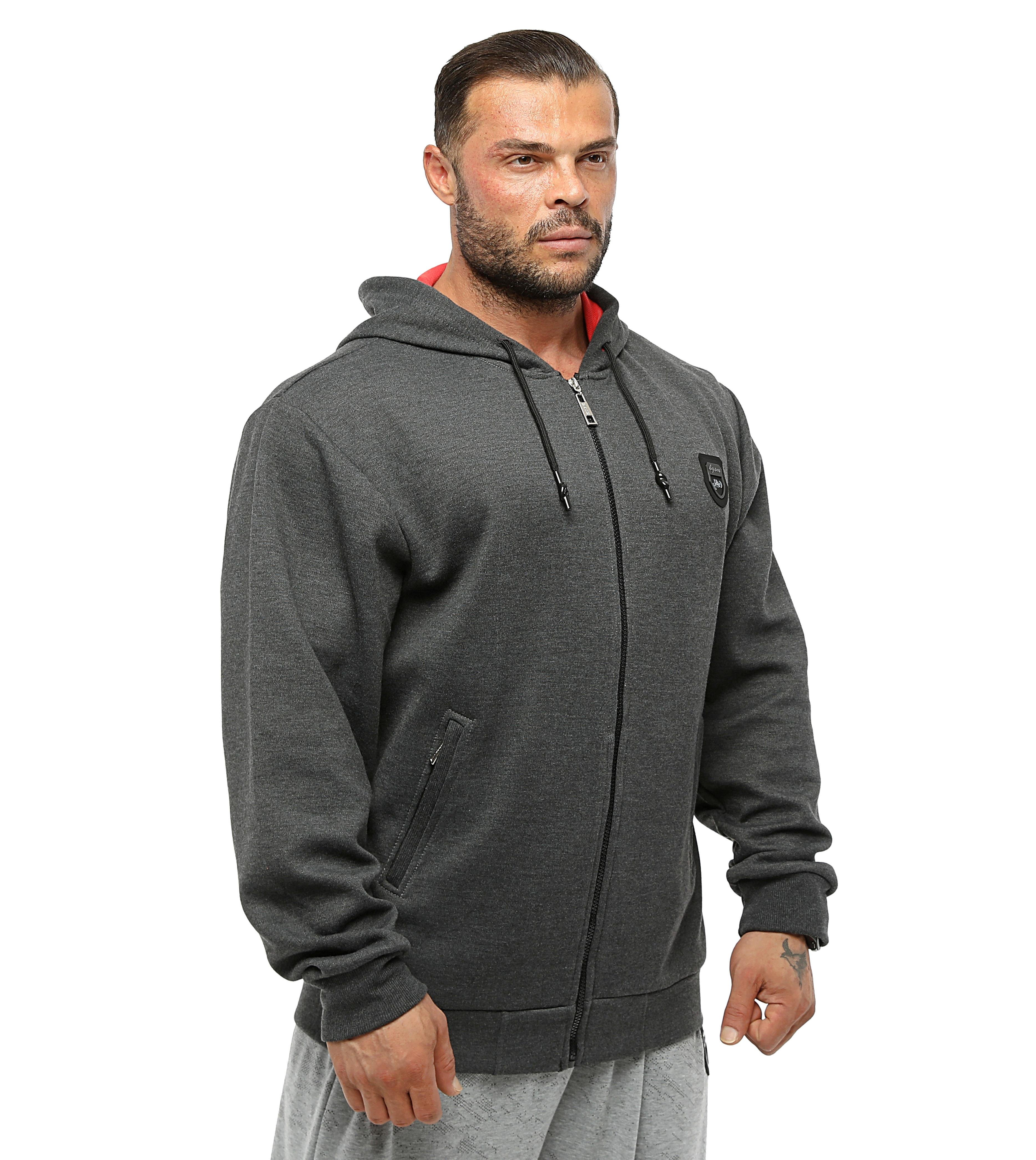 Men's Oversize Hooded Jacket Anthracite 